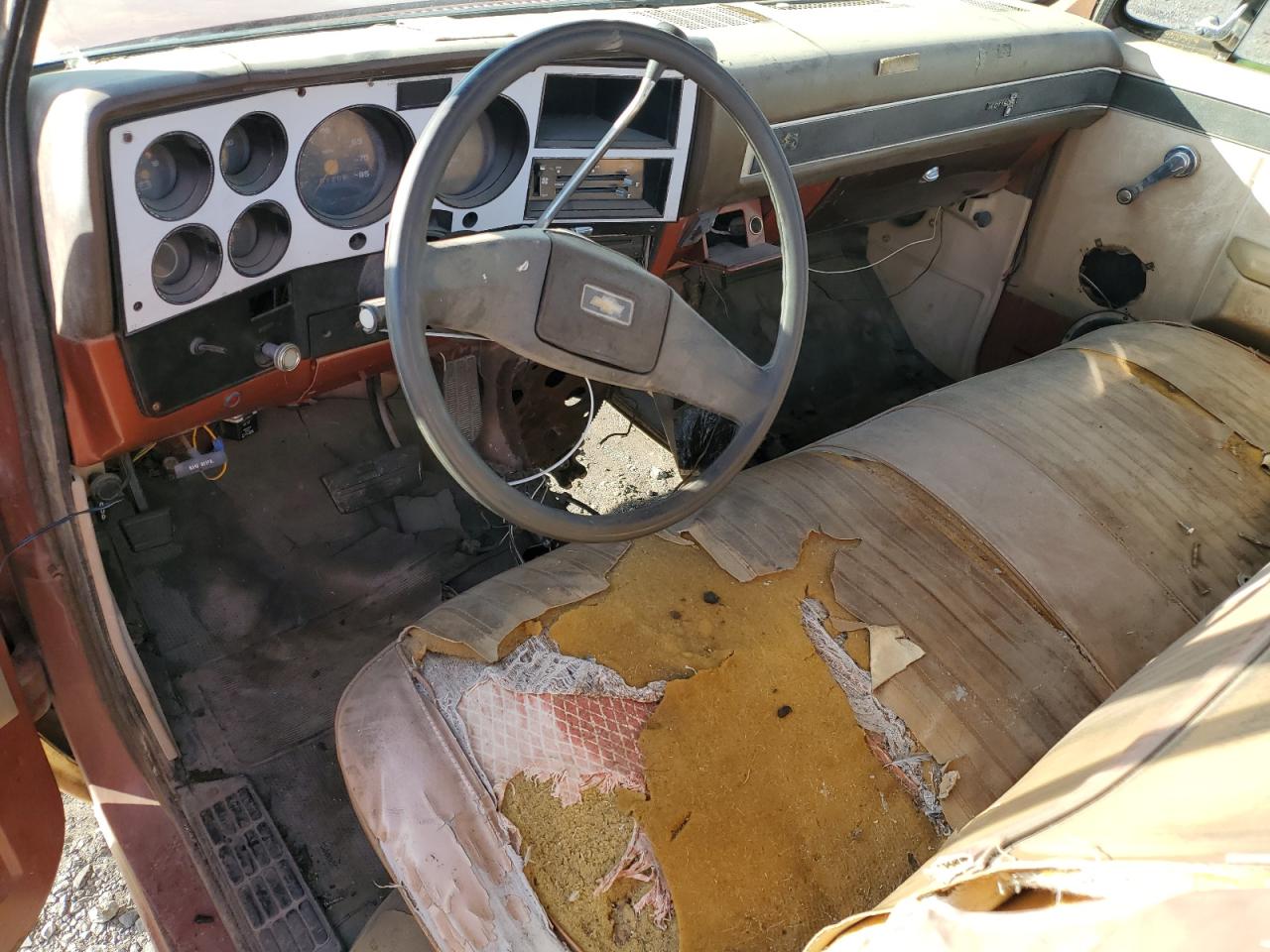 1983 Chevrolet K20 Brown vin: 2GCGK24J7D1127393