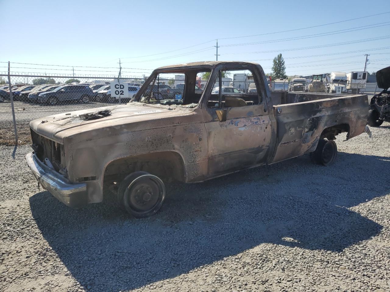 1983 Chevrolet K20 Burn vin: 2GCGK24J8D1131968