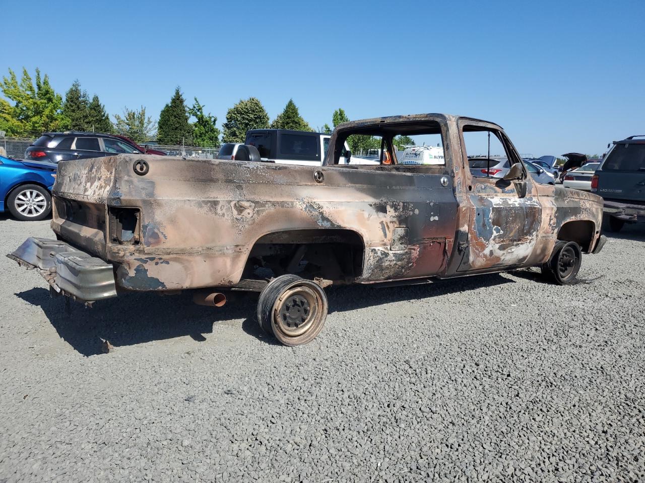 1983 Chevrolet K20 Burn vin: 2GCGK24J8D1131968