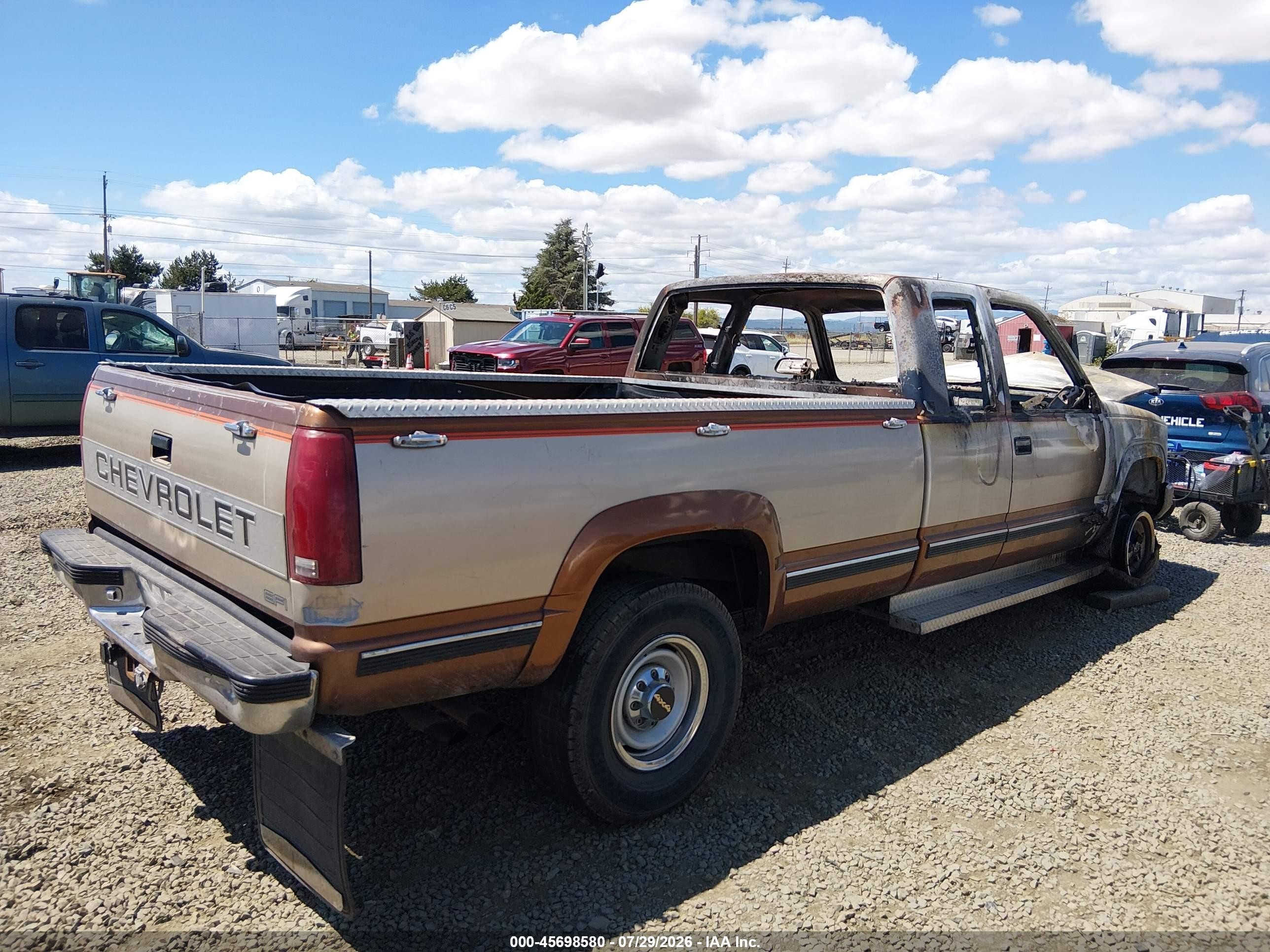 1989 Chevrolet Gmt-400 K3500 Gold vin: 2GCGK39N5K1241214