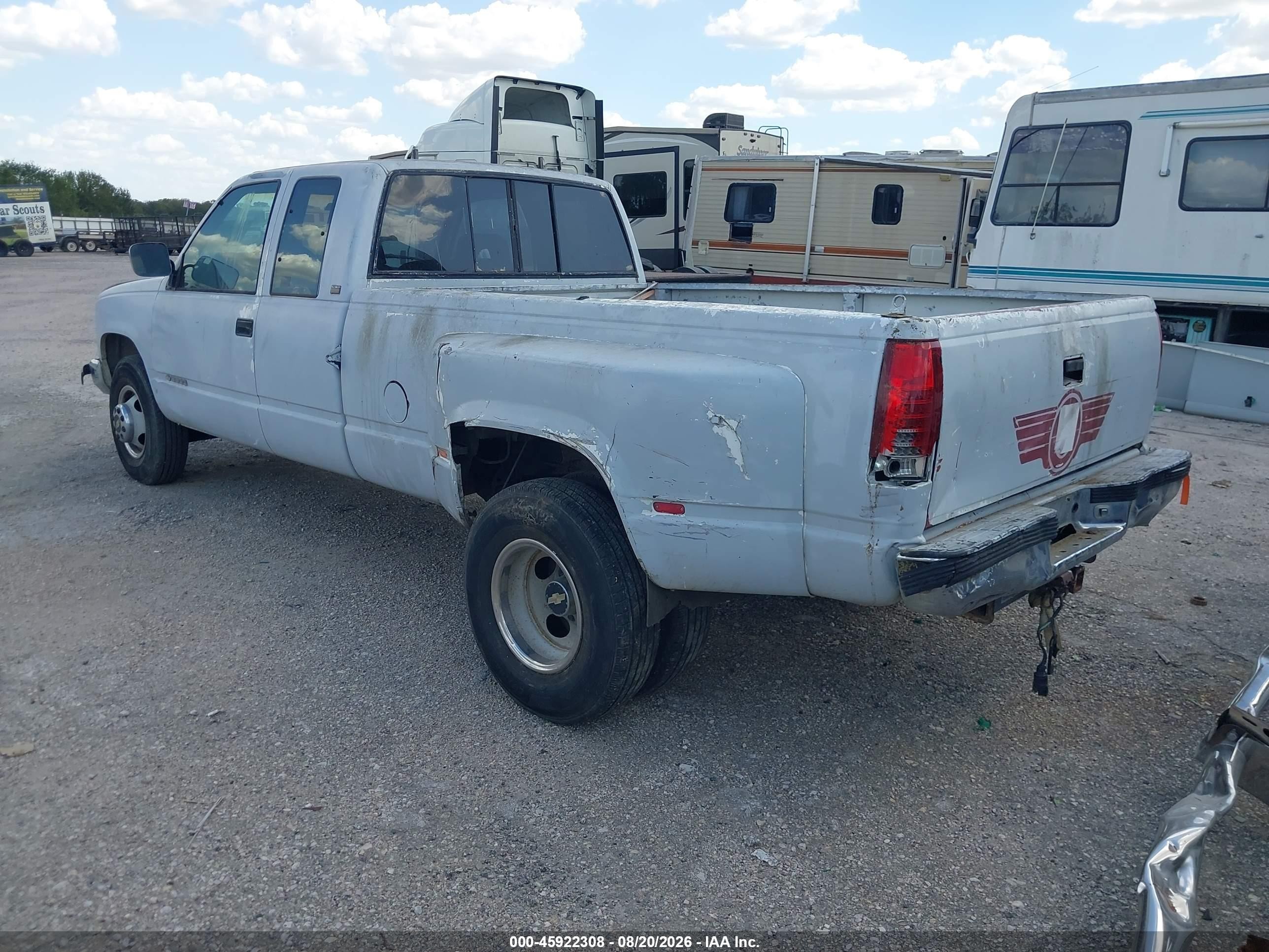 1992 Chevrolet Gmt-400 C3500 Gray vin: 2GCHC39N2N1215238