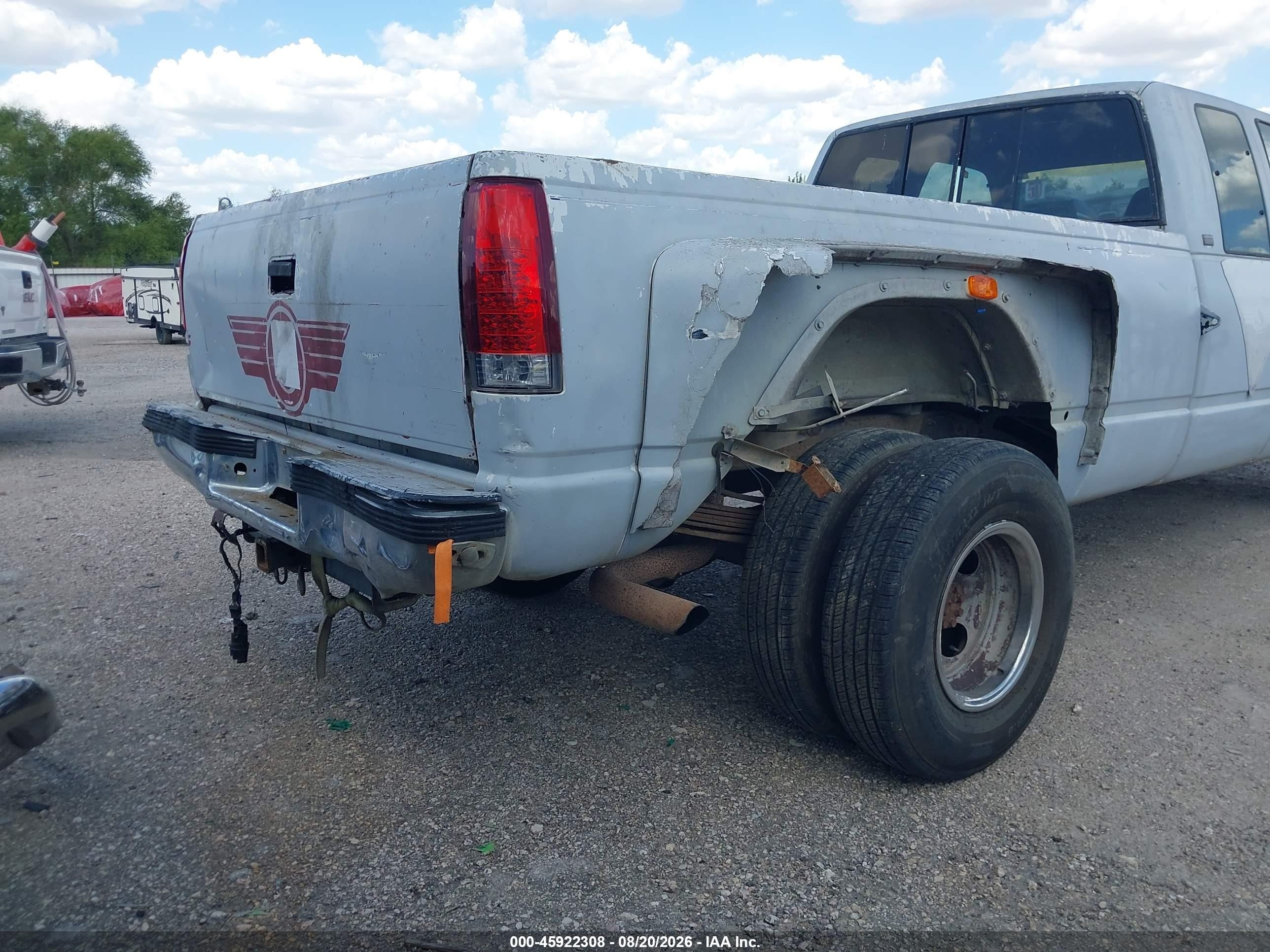 1992 Chevrolet Gmt-400 C3500 Gray vin: 2GCHC39N2N1215238