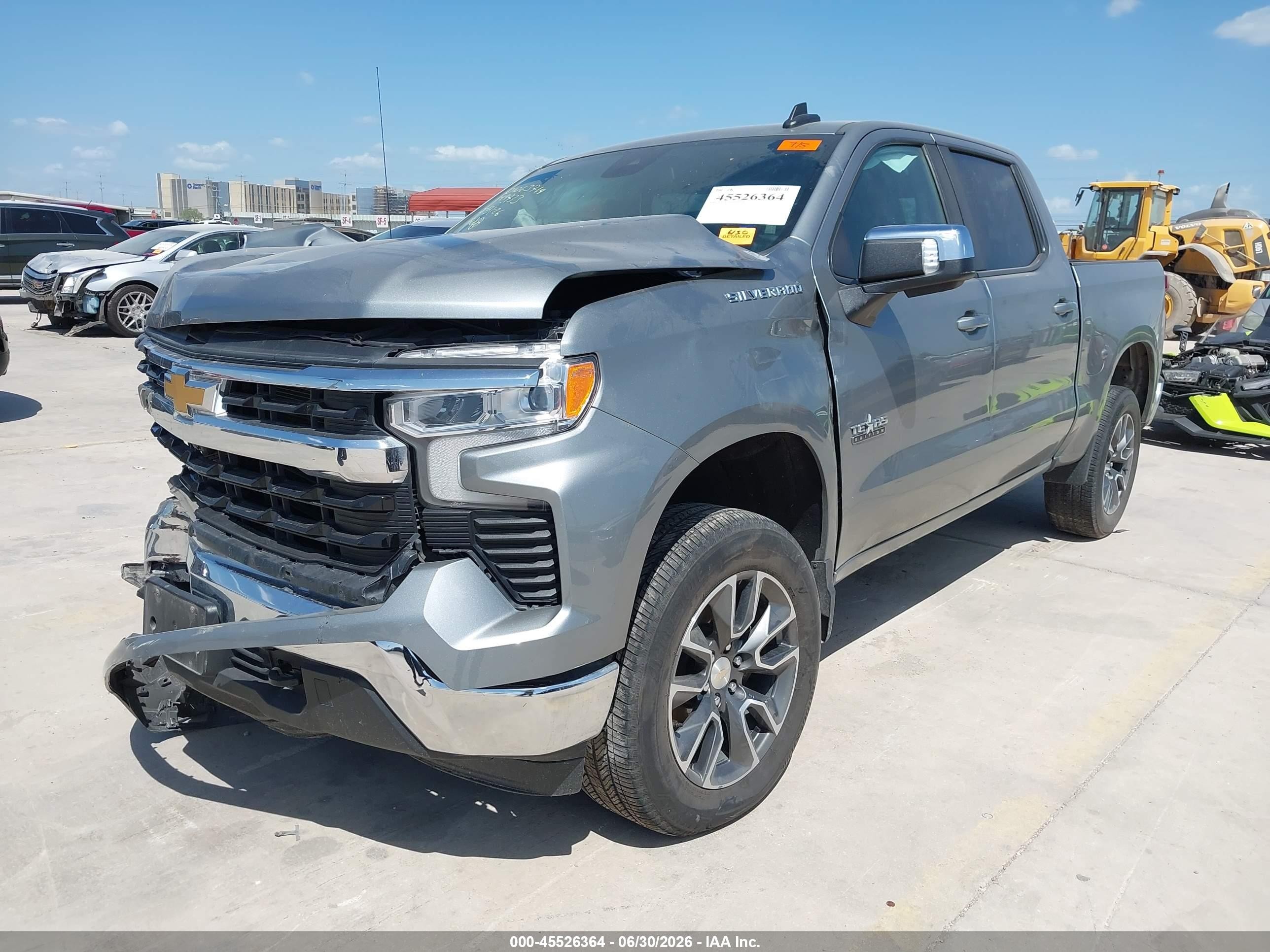 2023 Chevrolet Silverado 1500 2wd  Short Bed Lt Silver vin: 2GCPACED5P1149933