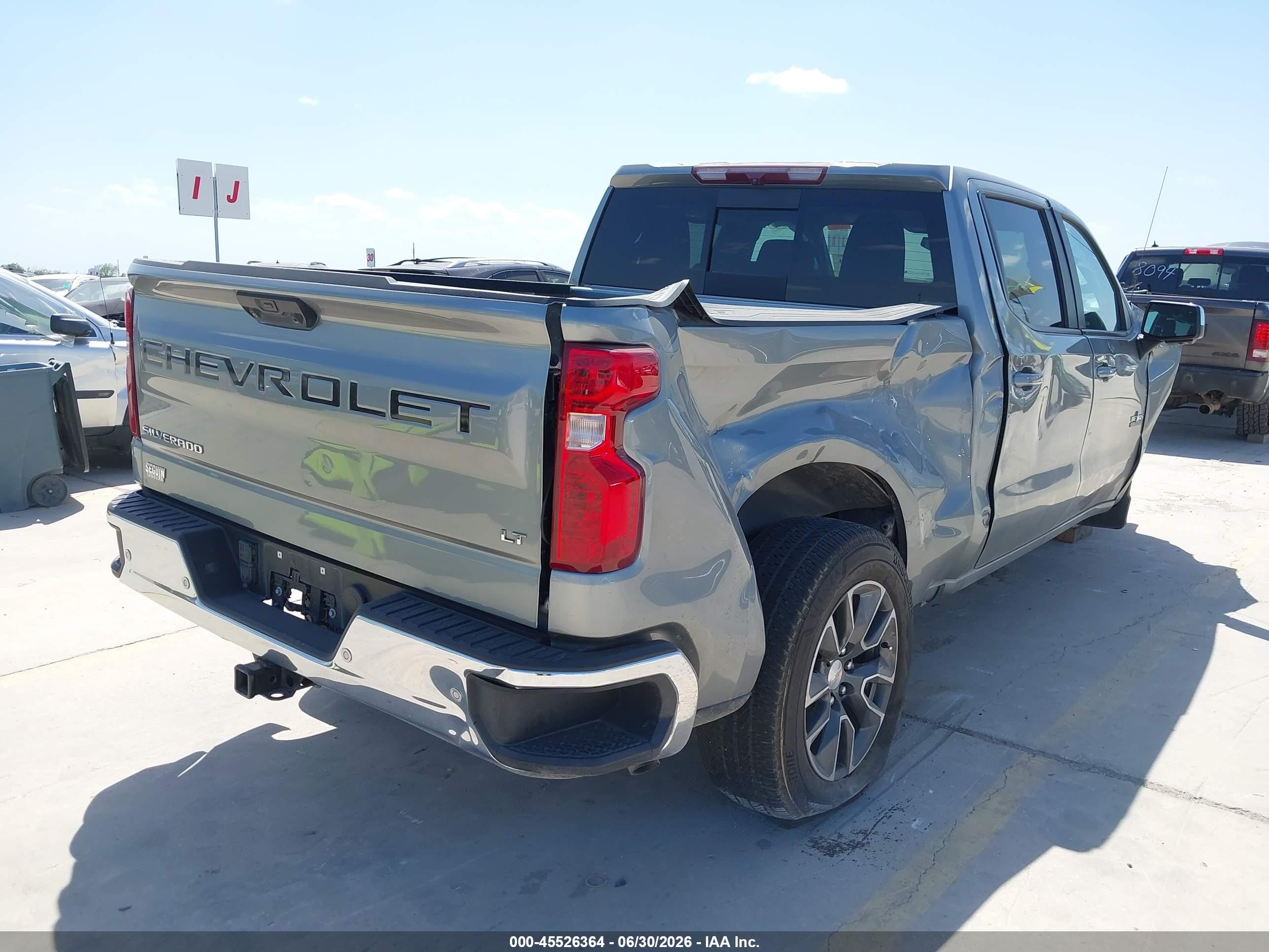 2023 Chevrolet Silverado 1500 2wd  Short Bed Lt Silver vin: 2GCPACED5P1149933