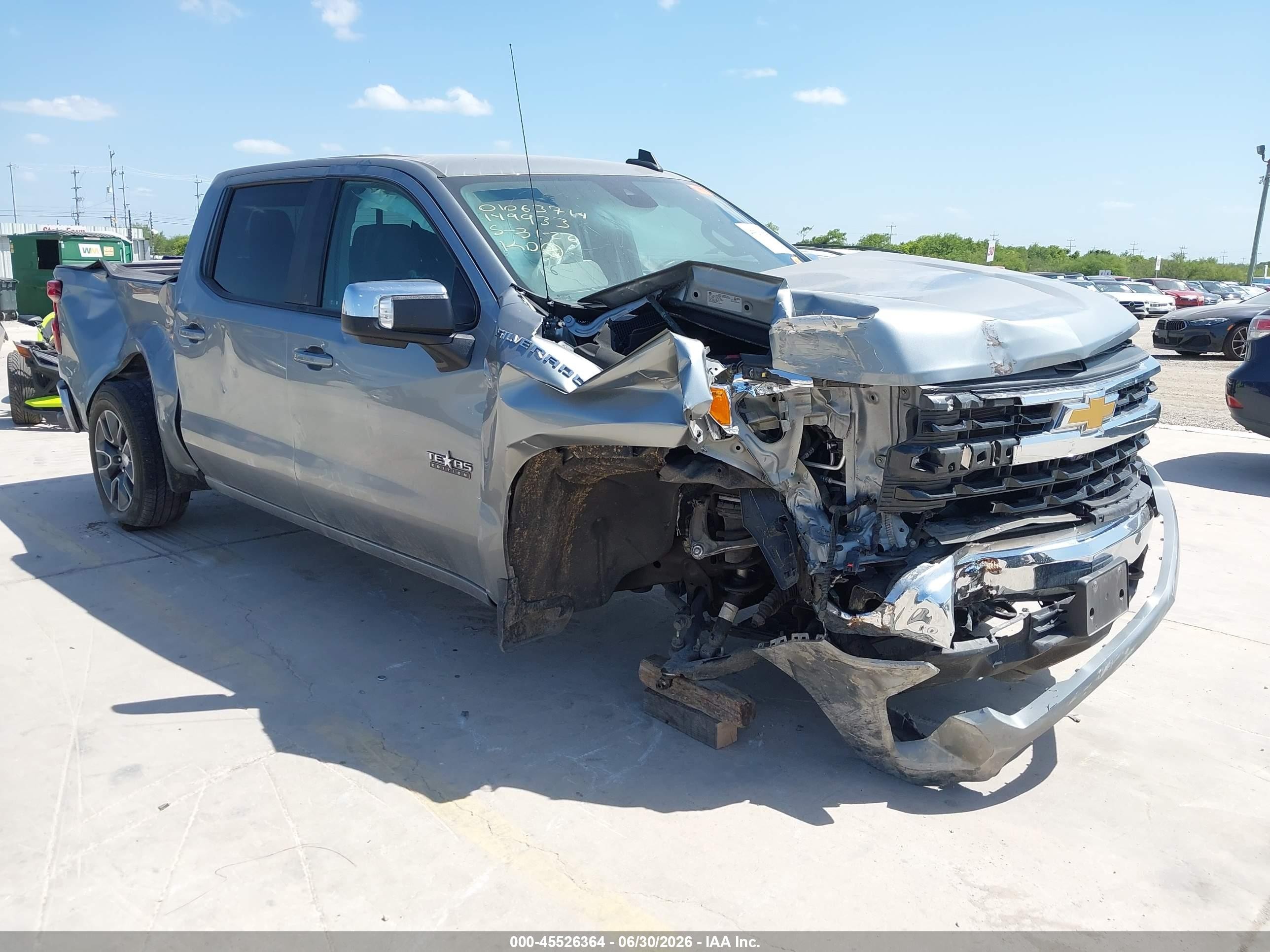 2023 Chevrolet Silverado 1500 2wd  Short Bed Lt Silver vin: 2GCPACED5P1149933