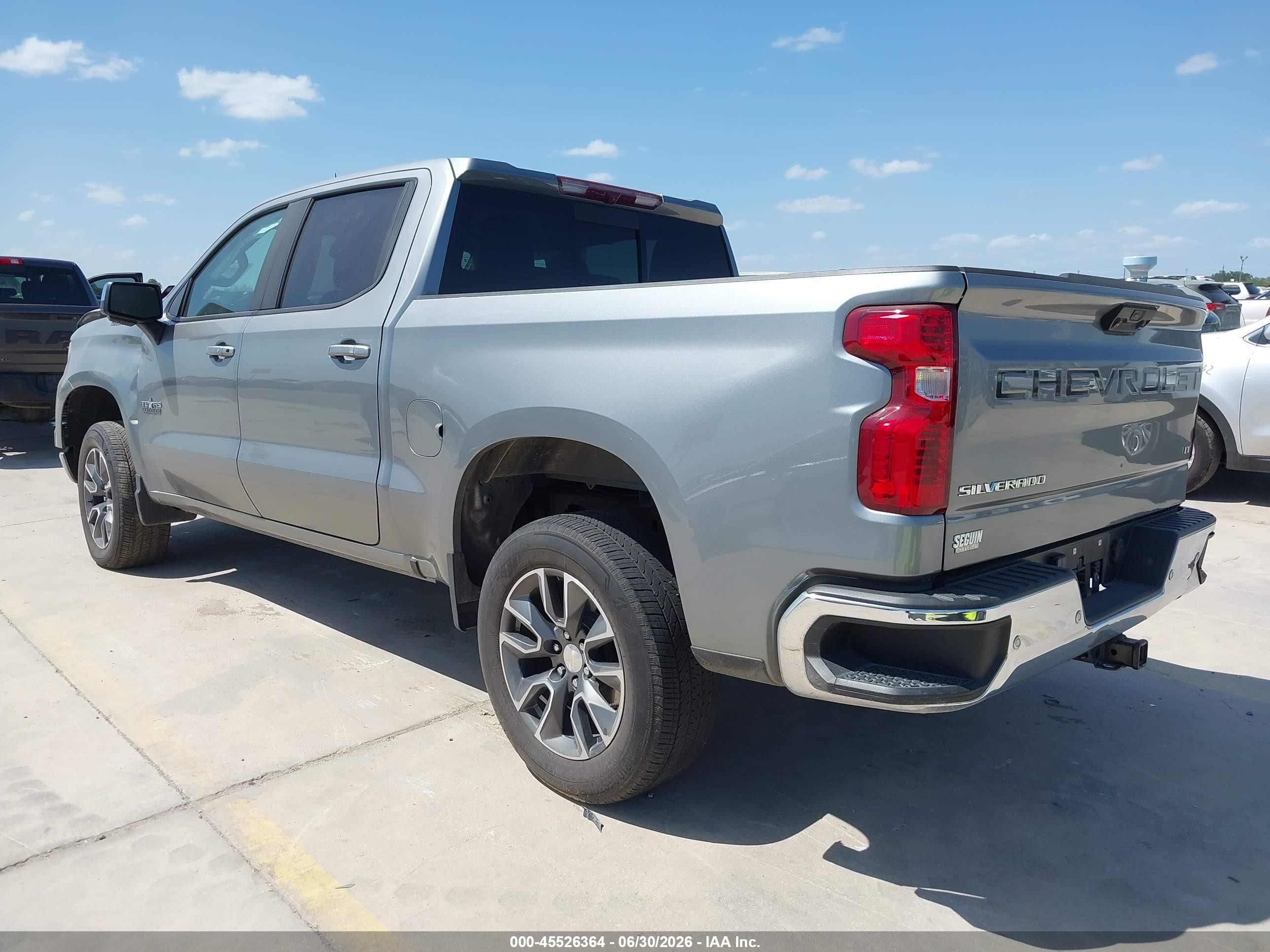 2023 Chevrolet Silverado 1500 2wd  Short Bed Lt Silver vin: 2GCPACED5P1149933