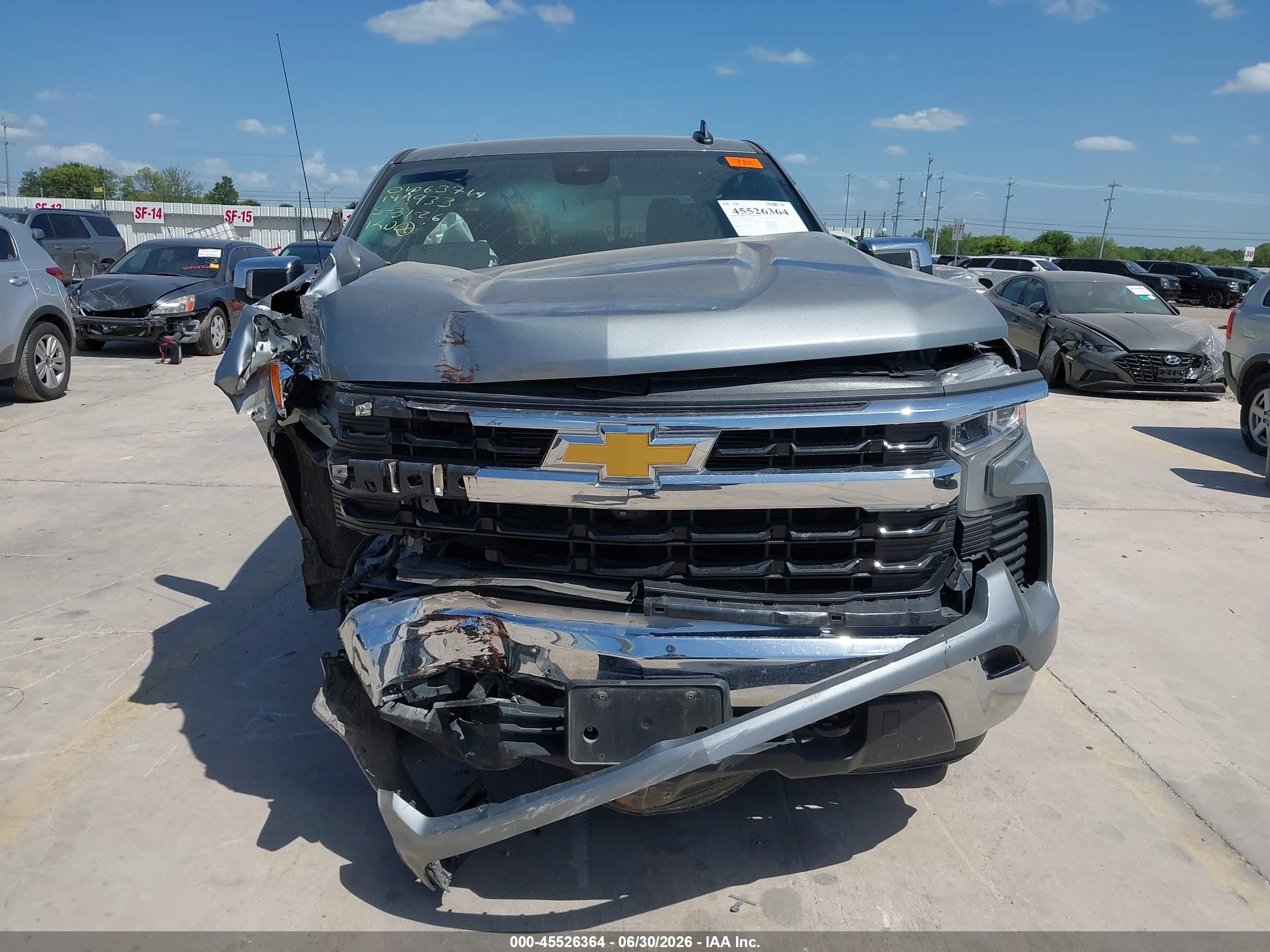 2023 Chevrolet Silverado 1500 2wd  Short Bed Lt Silver vin: 2GCPACED5P1149933
