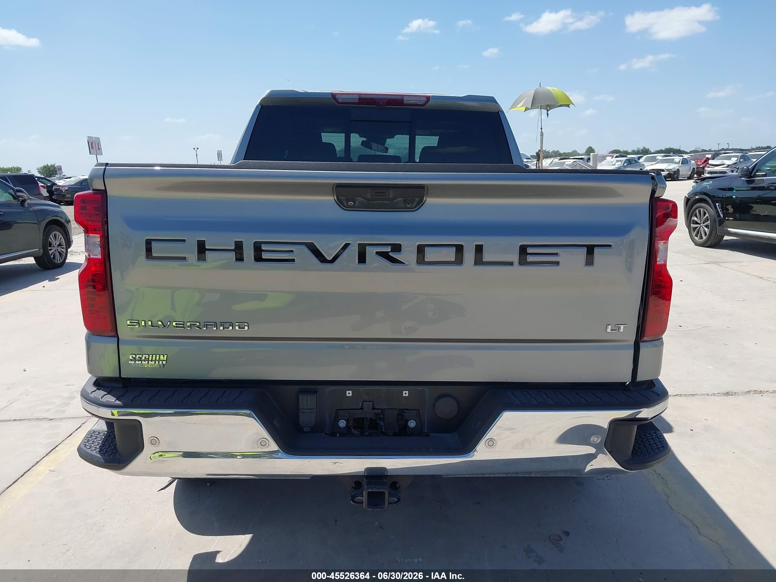 2023 Chevrolet Silverado 1500 2wd  Short Bed Lt Silver vin: 2GCPACED5P1149933