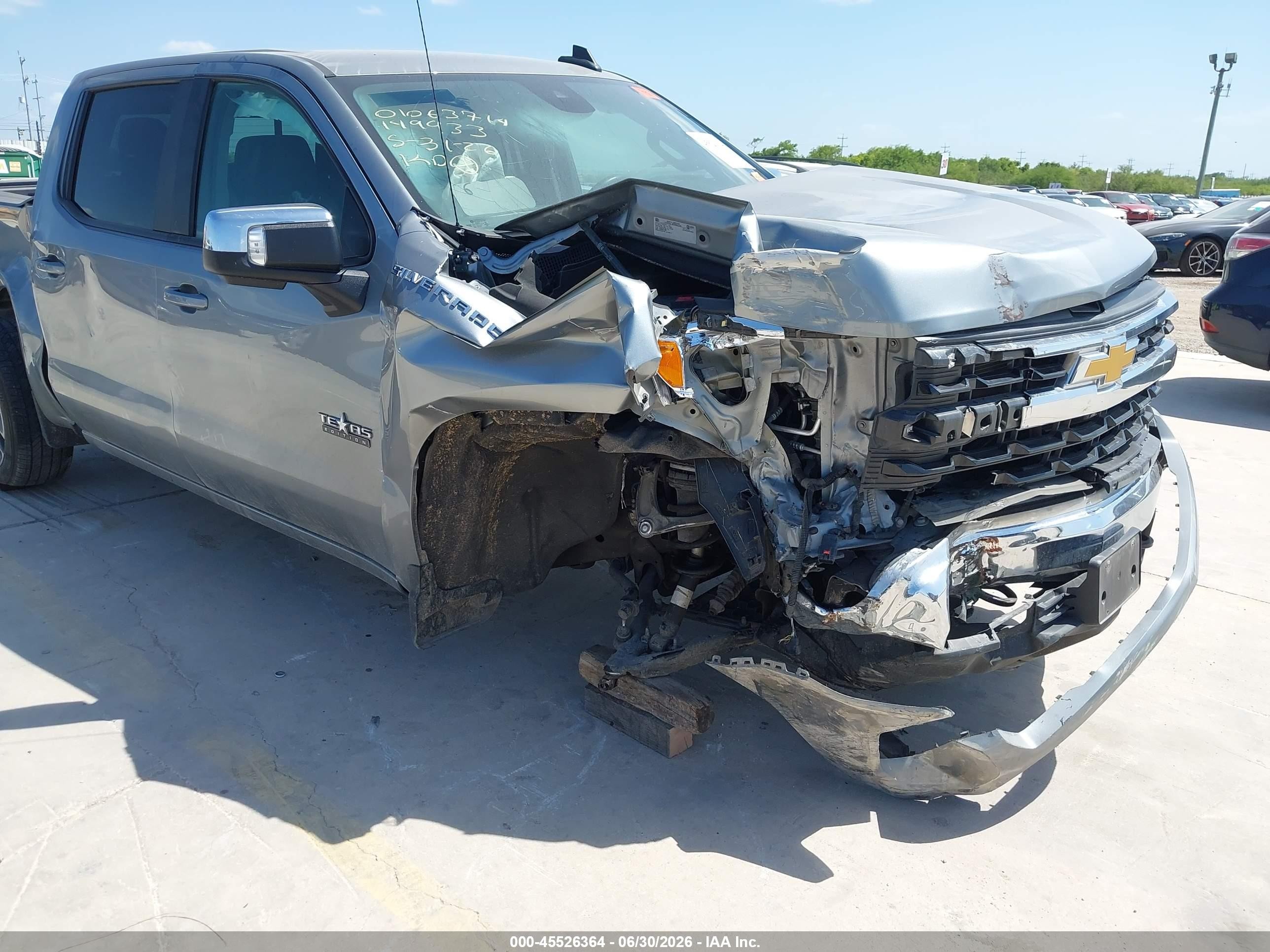 2023 Chevrolet Silverado 1500 2wd  Short Bed Lt Silver vin: 2GCPACED5P1149933