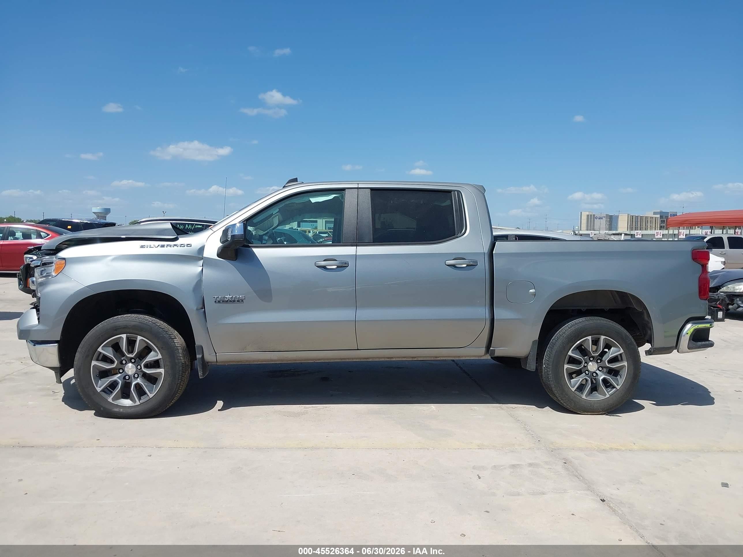 2023 Chevrolet Silverado 1500 2wd  Short Bed Lt Silver vin: 2GCPACED5P1149933