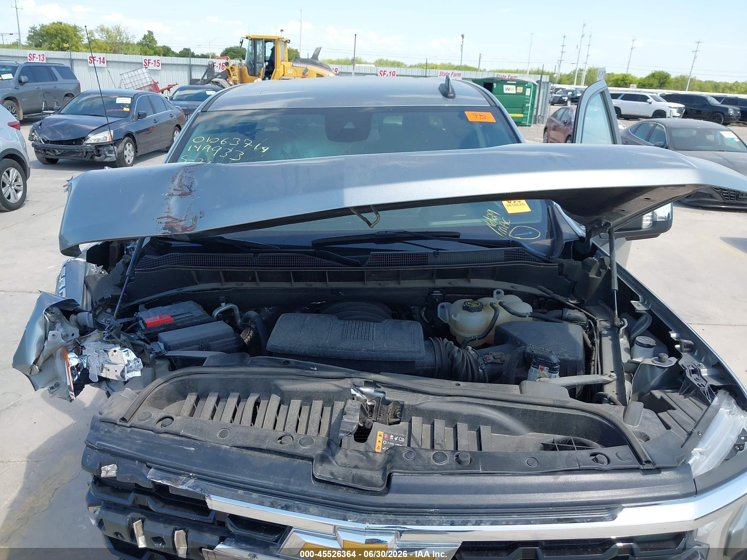 2023 Chevrolet Silverado 1500 2wd  Short Bed Lt Silver vin: 2GCPACED5P1149933