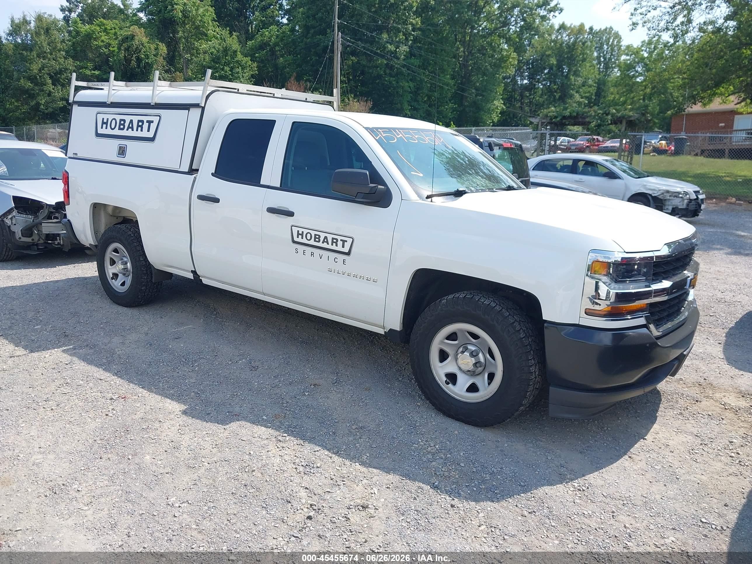2019 Chevrolet Silverado 1500 Ld Wt White vin: 2GCRCNEC6K1127440