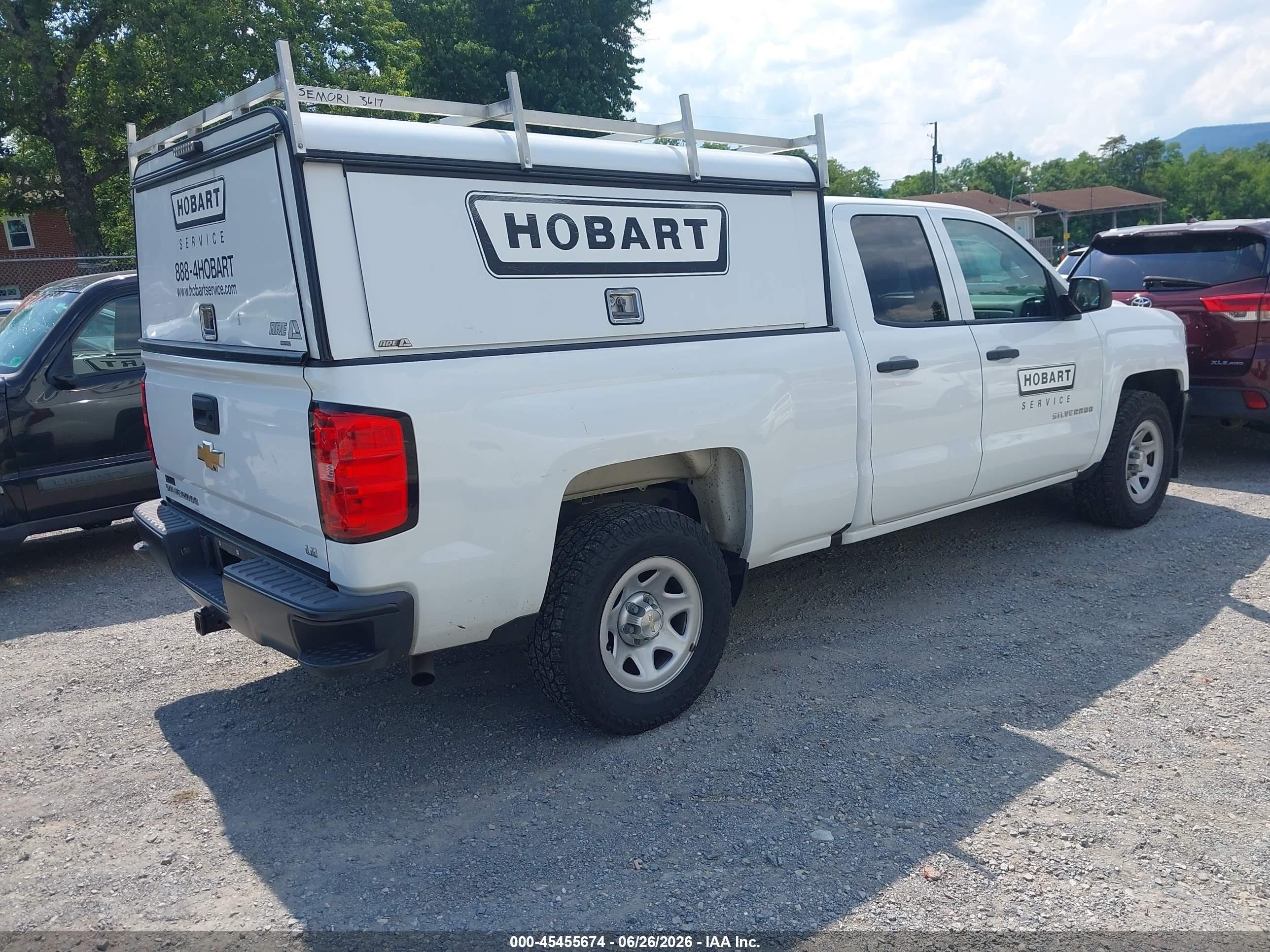 2019 Chevrolet Silverado 1500 Ld Wt White vin: 2GCRCNEC6K1127440