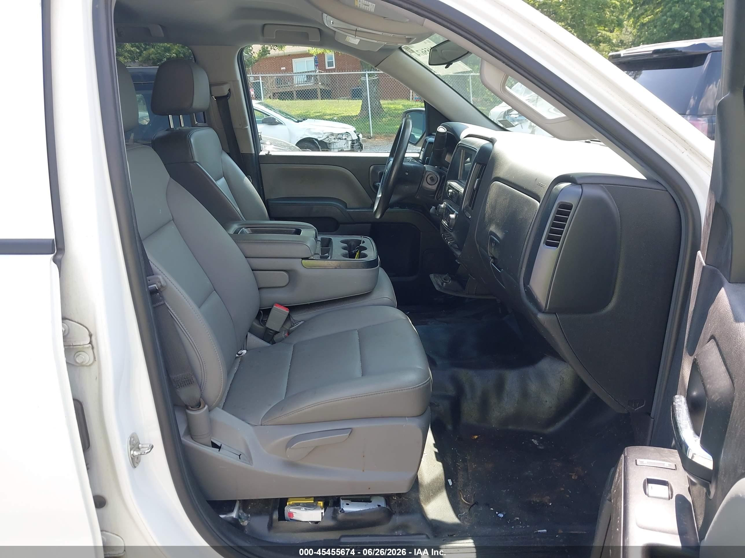 2019 Chevrolet Silverado 1500 Ld Wt White vin: 2GCRCNEC6K1127440