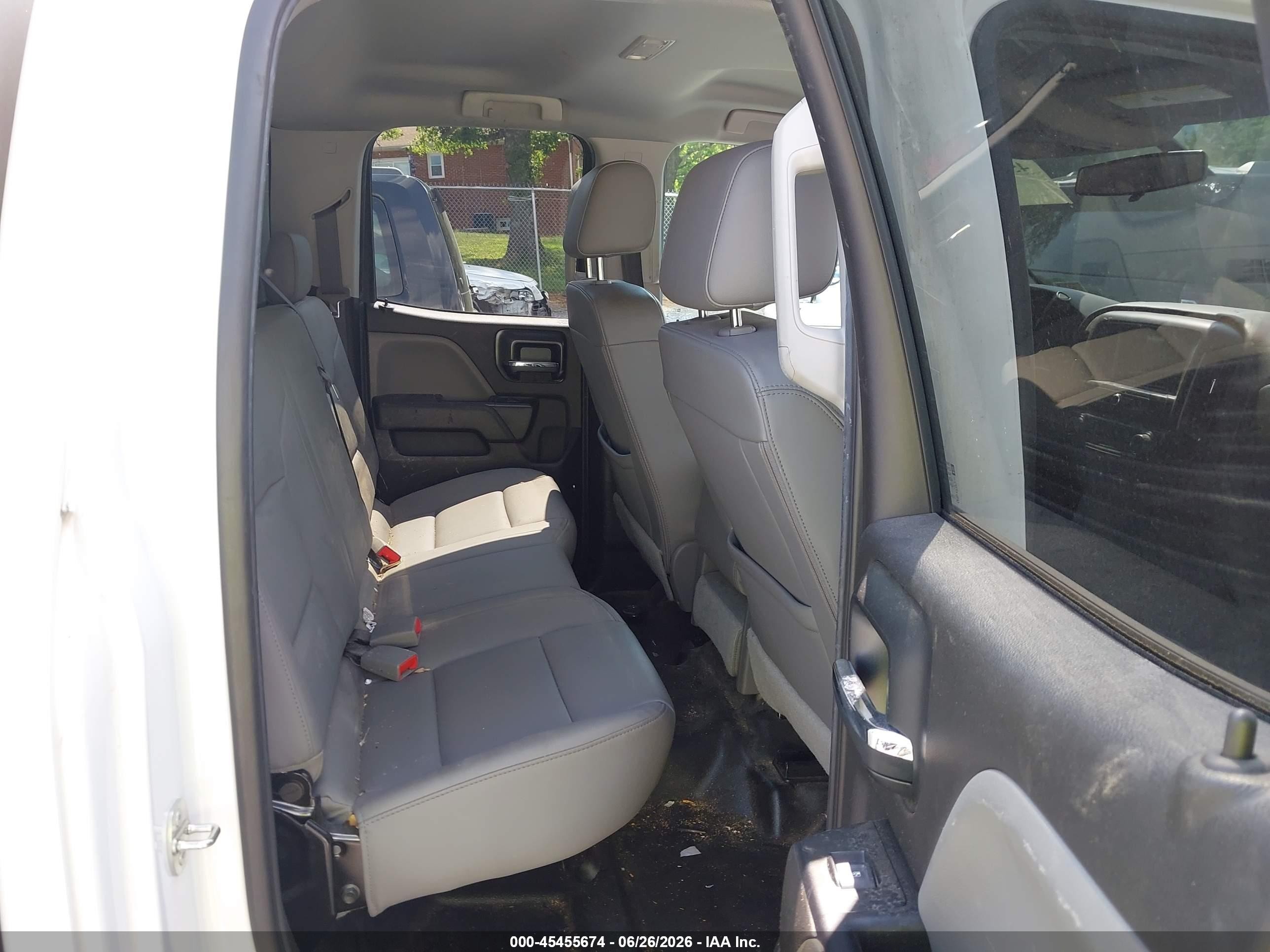 2019 Chevrolet Silverado 1500 Ld Wt White vin: 2GCRCNEC6K1127440