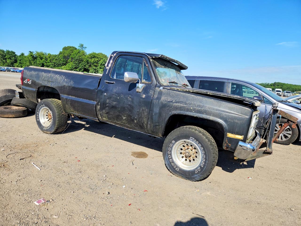 1986 Gmc C/k 1500 Series Black vin: 2GCUC14HXF1105818