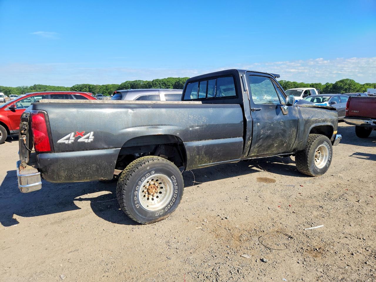 1986 Gmc C/k 1500 Series Black vin: 2GCUC14HXF1105818