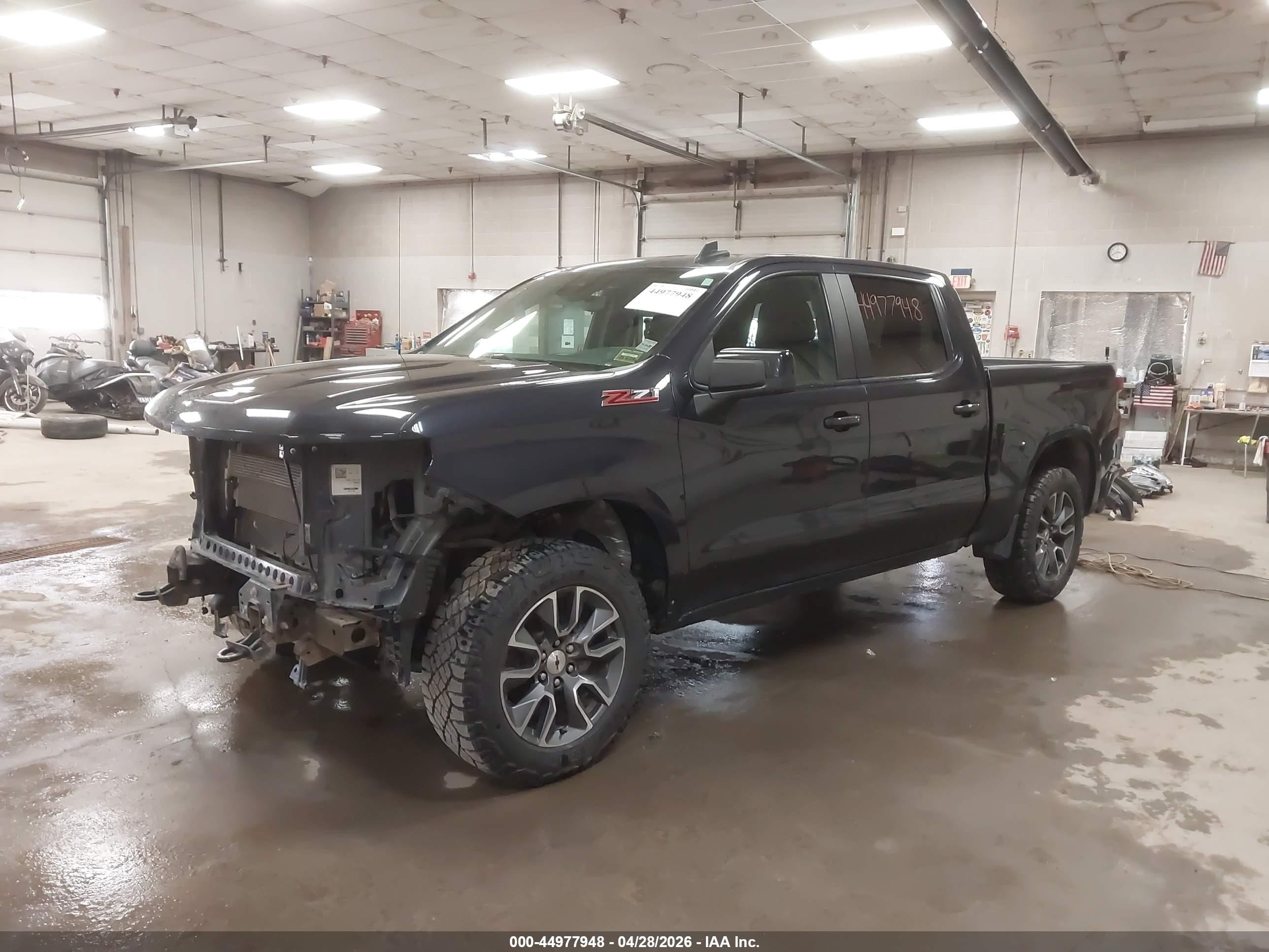 2022 Chevrolet Silverado 1500 4wd  Short Bed Rst Gray vin: 2GCUDEEDXN1506039