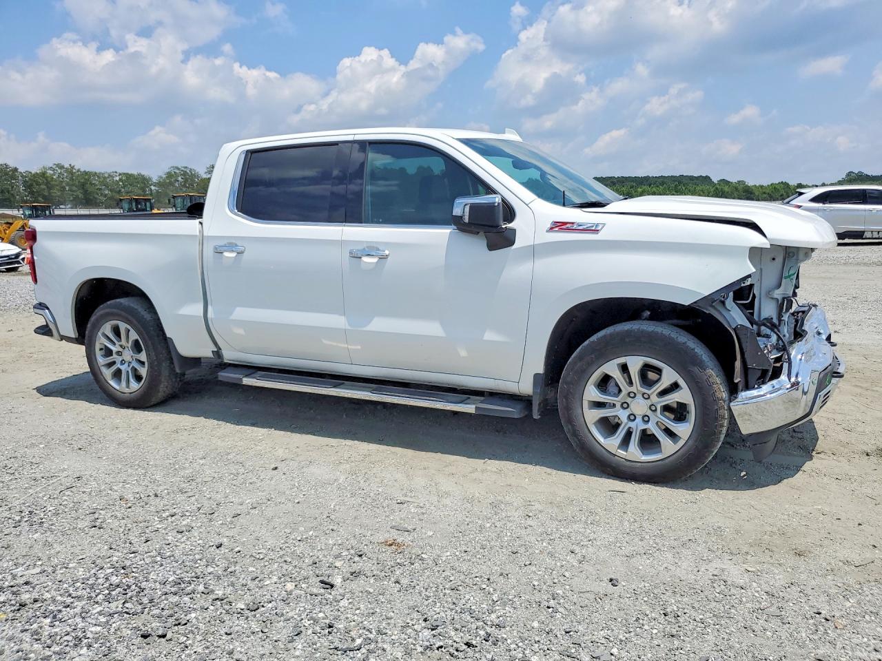 2023 Chevrolet Silverado K1500 Ltz White vin: 2GCUDGED6P1153457