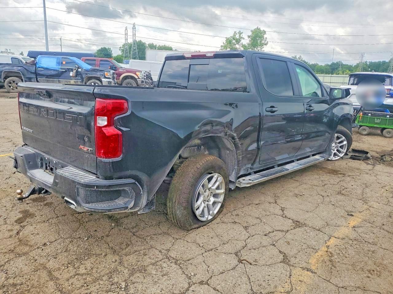 2026 Chevrolet Silverado K1500 Rst Black vin: 2GCUKEED4T1167636