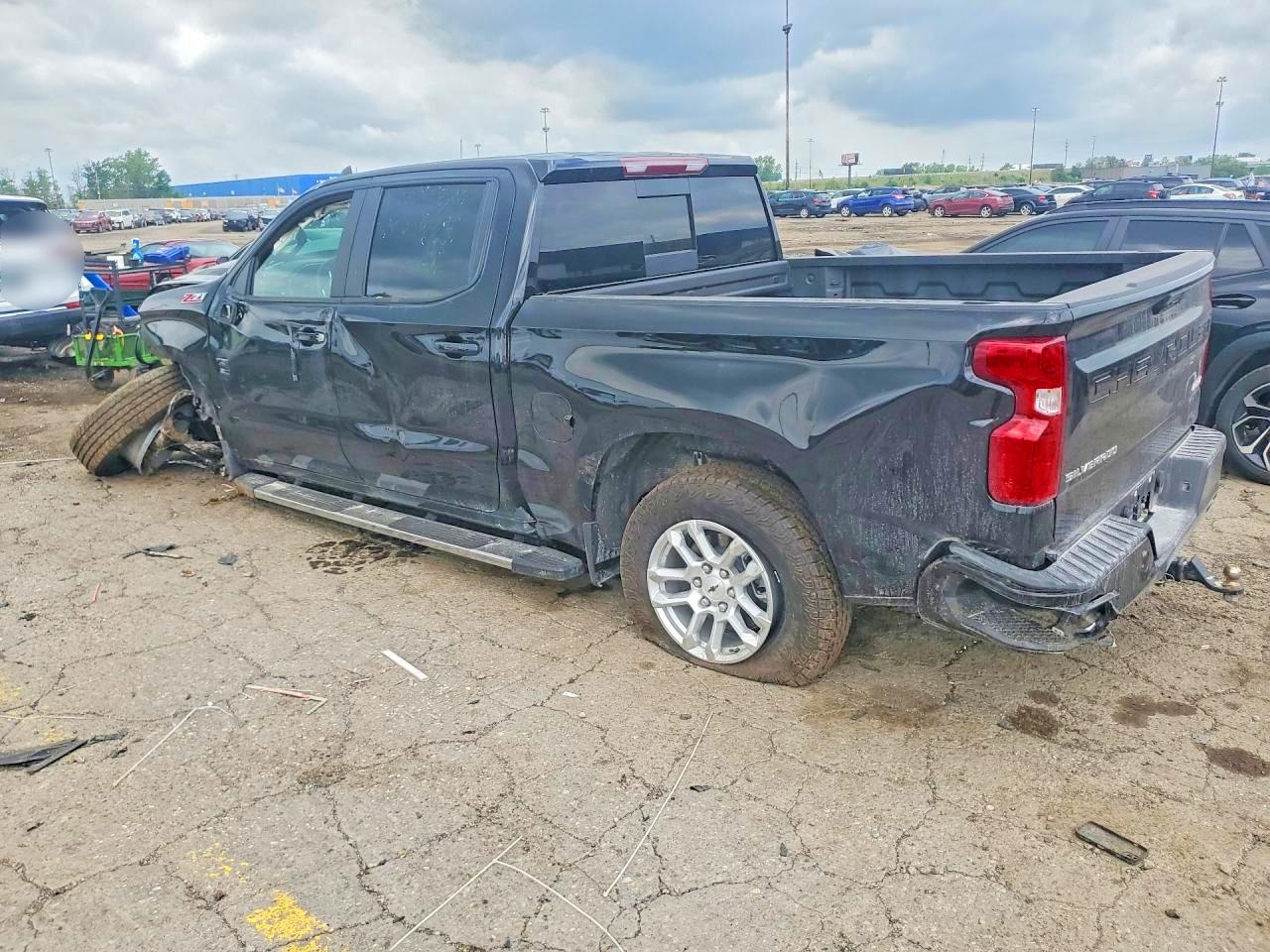 2026 Chevrolet Silverado K1500 Rst Black vin: 2GCUKEED4T1167636