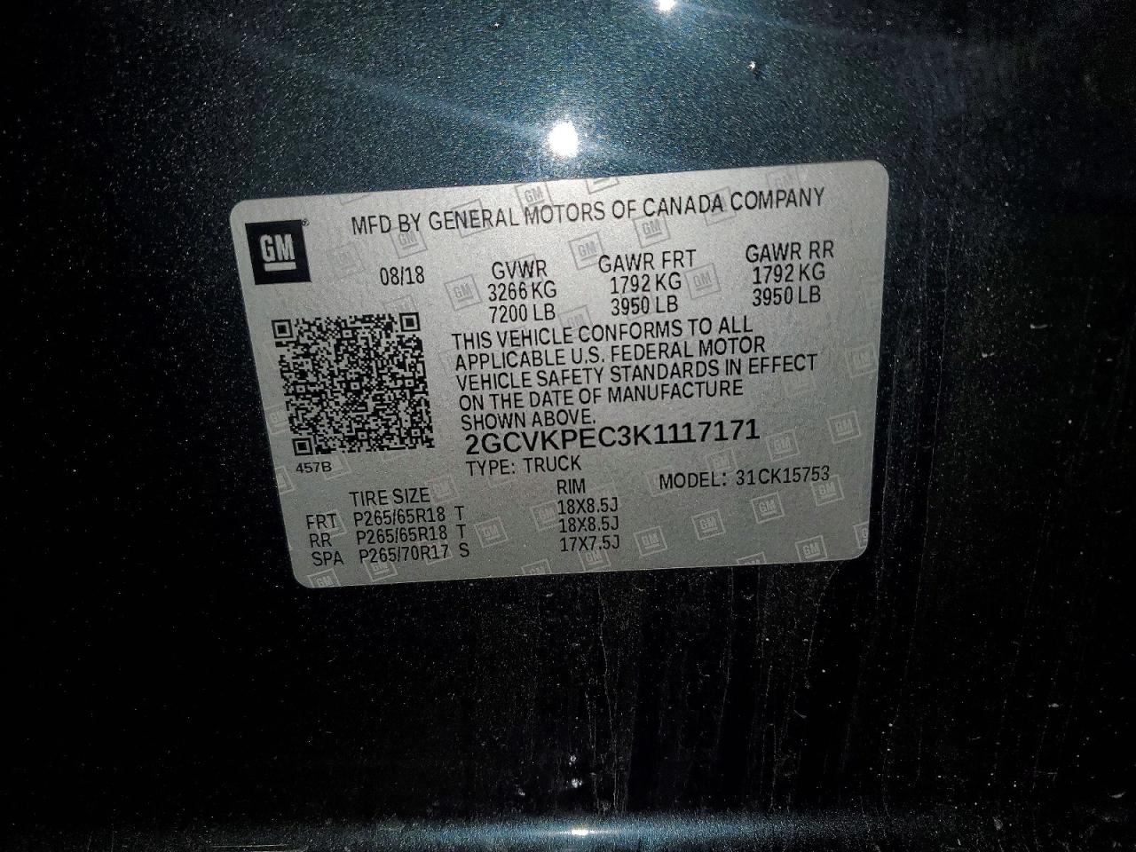 2019 Chevrolet Silverado Ld K1500 Lt Charcoal vin: 2GCVKPEC3K1117171