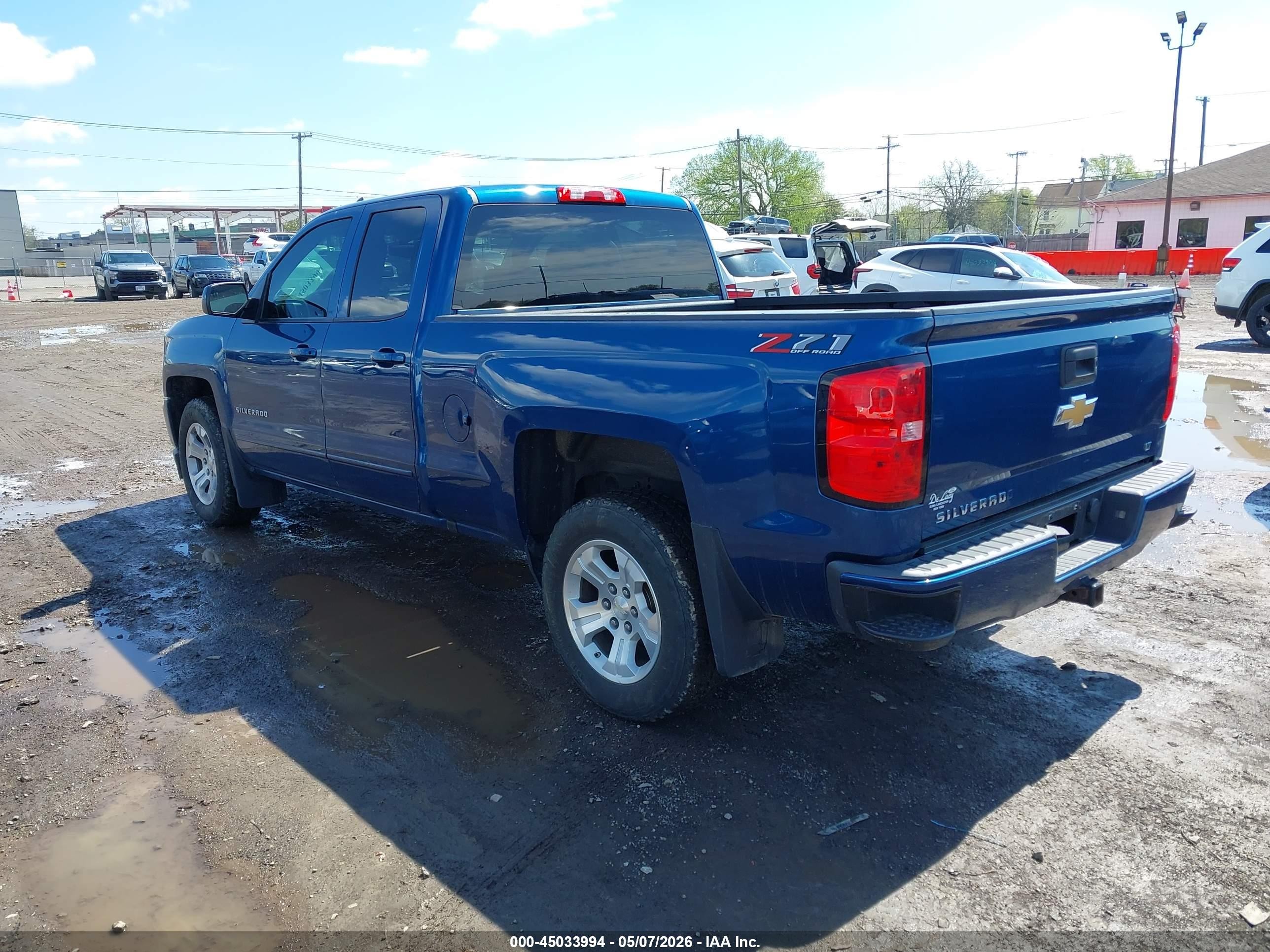 2018 Chevrolet Silverado 1500 2lt Синий vin: 2GCVKREC5J1107011