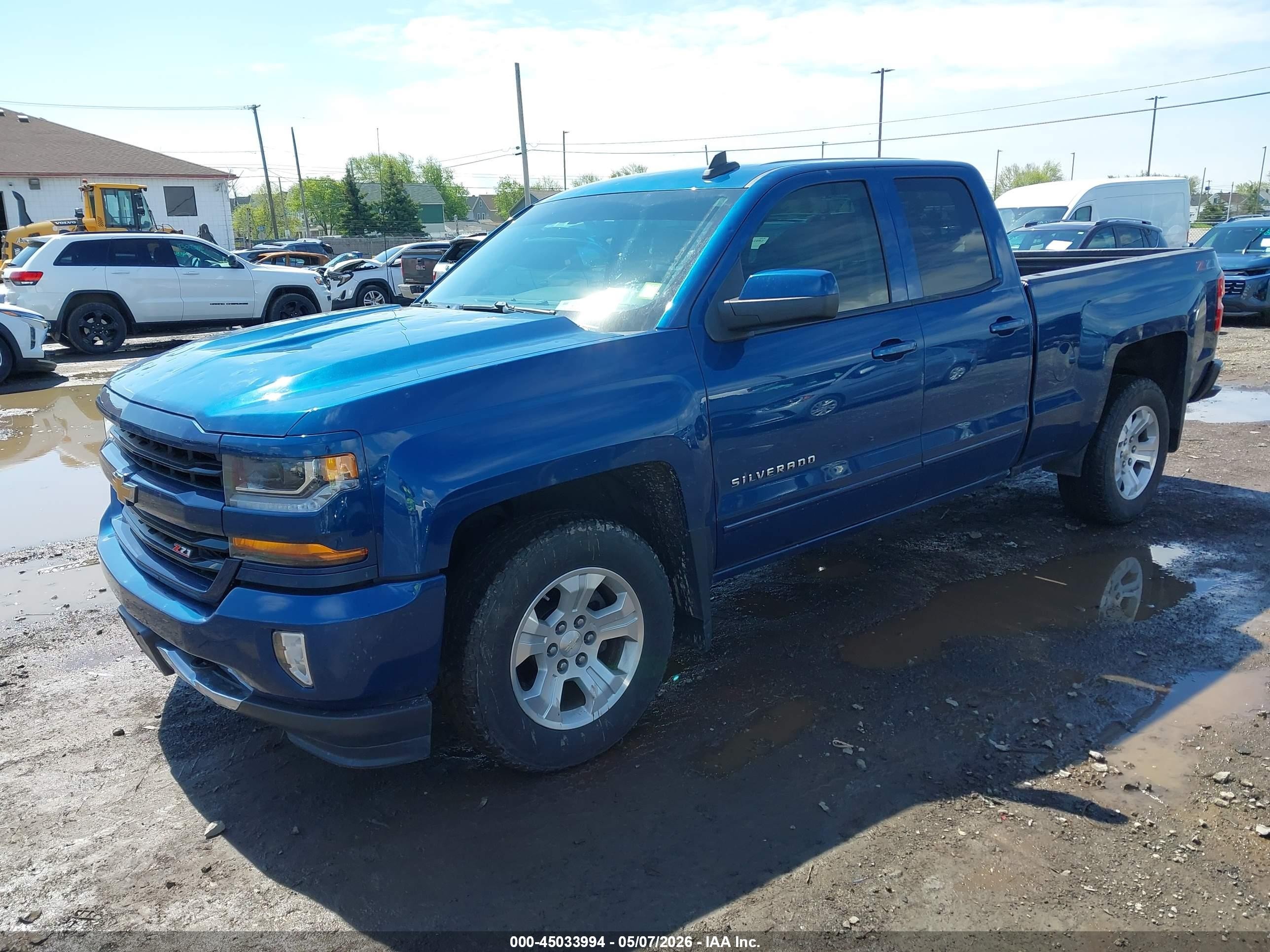 2018 Chevrolet Silverado 1500 2lt Синий vin: 2GCVKREC5J1107011