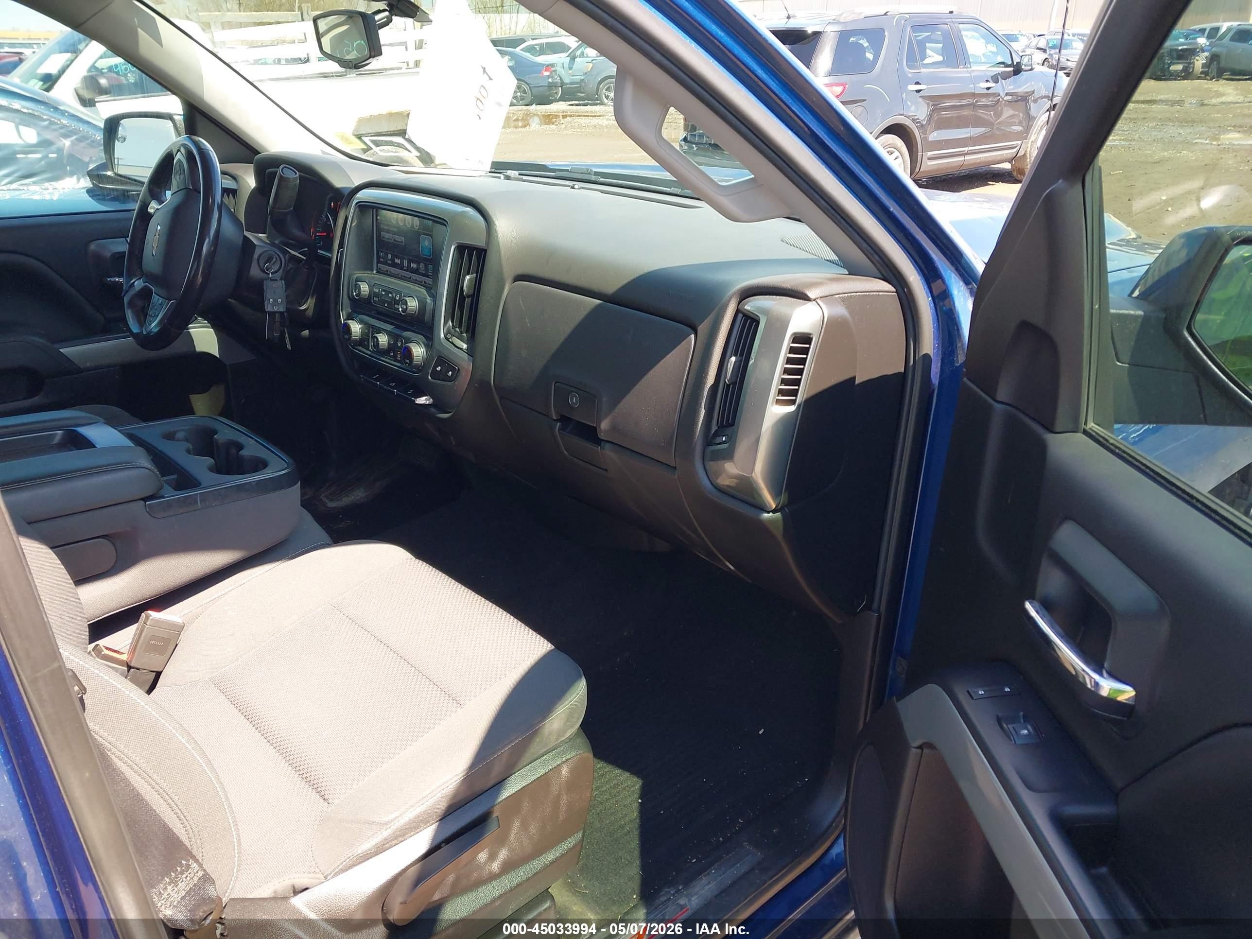 2018 Chevrolet Silverado 1500 2lt Синий vin: 2GCVKREC5J1107011