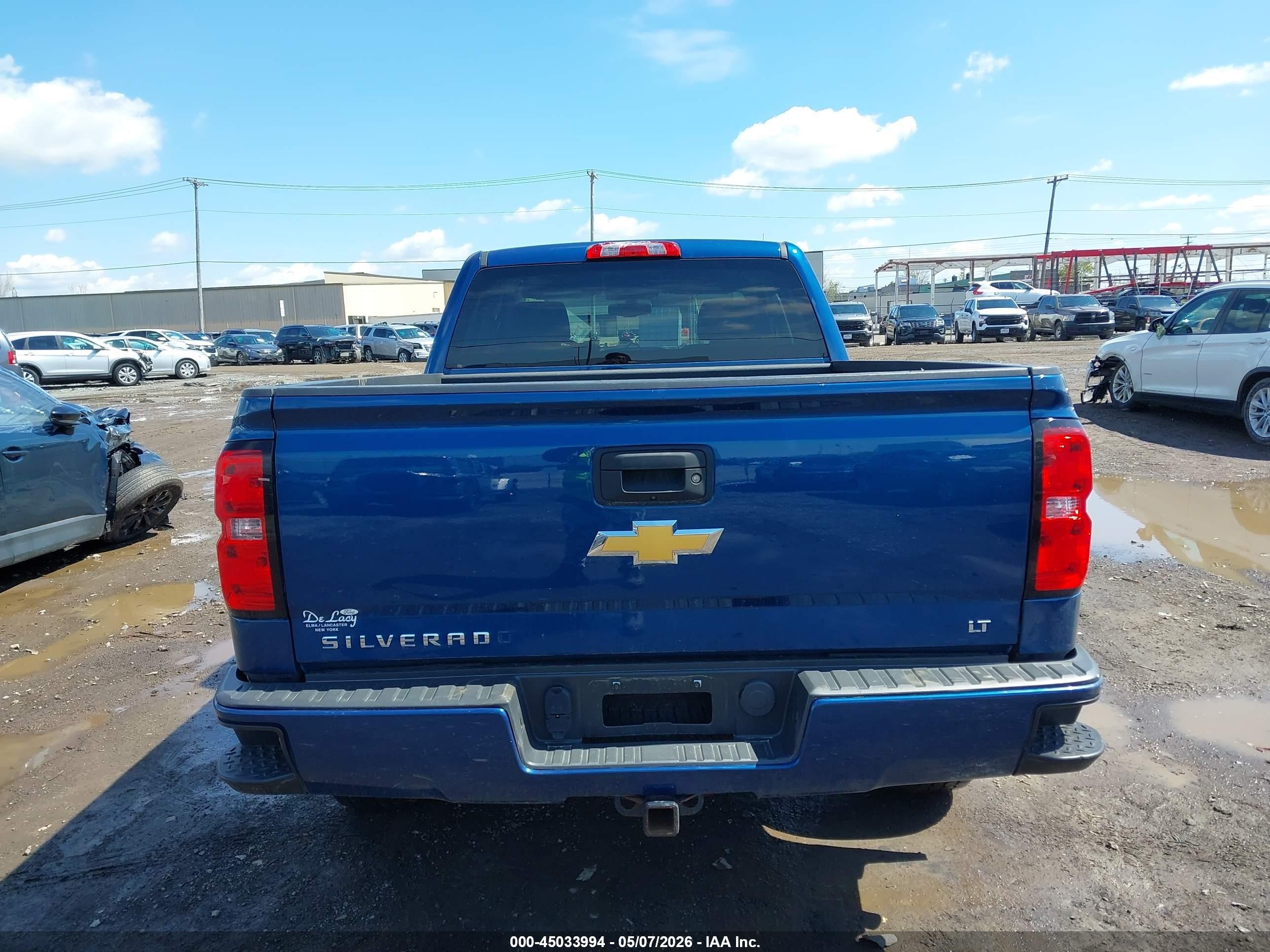 2018 Chevrolet Silverado 1500 2lt Синий vin: 2GCVKREC5J1107011