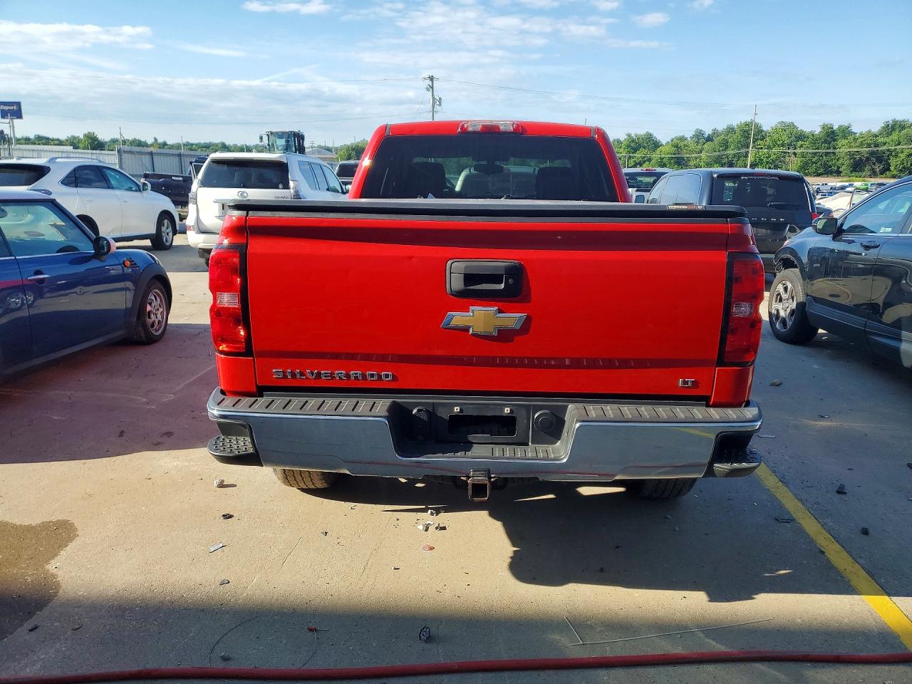 2018 Chevrolet Silverado K1500 Lt Red vin: 2GCVKREC9J1107223