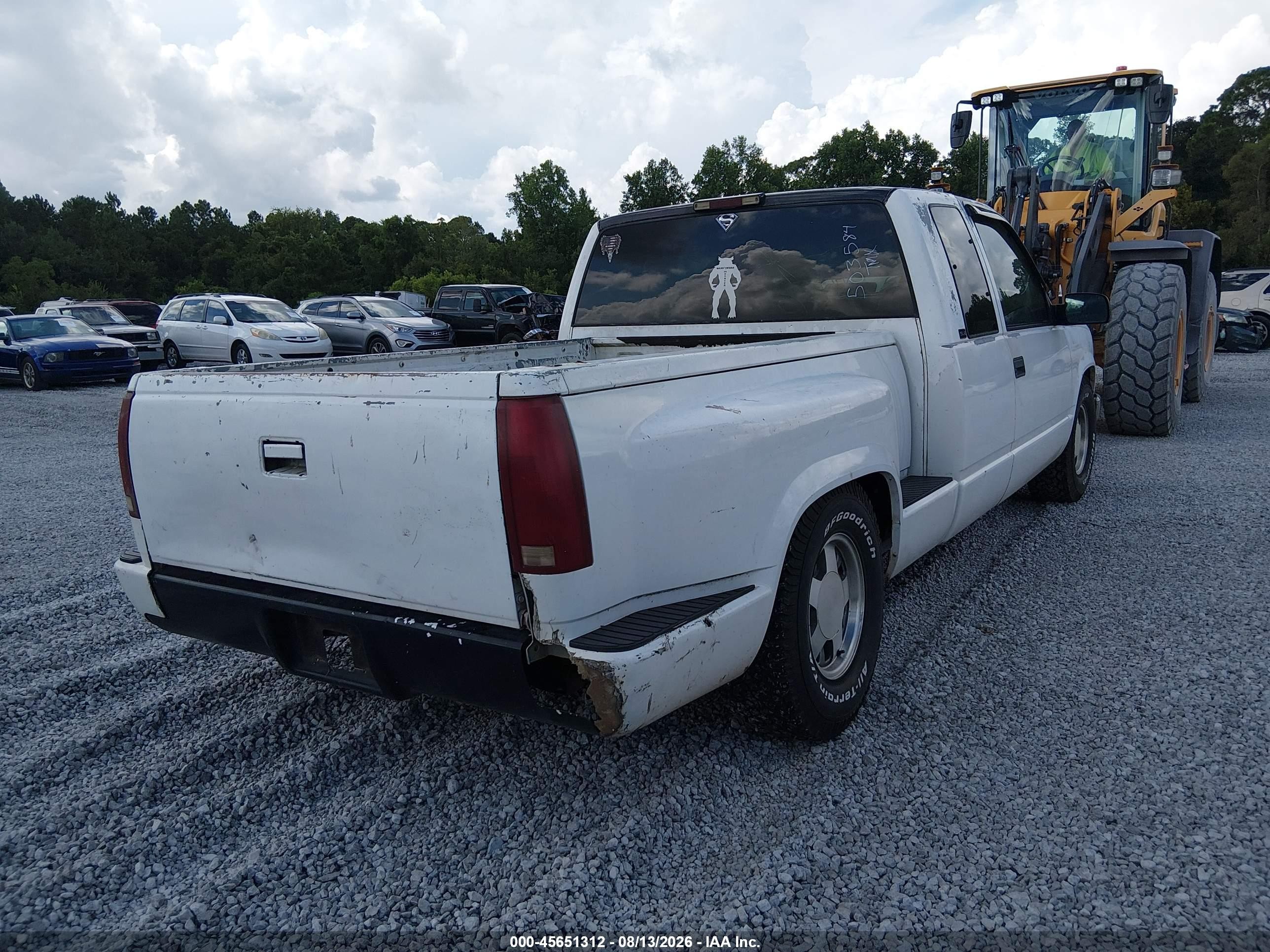 1997 Gmc Sierra 1500 Sl Wideside White vin: 2GDEC19R7V1503584