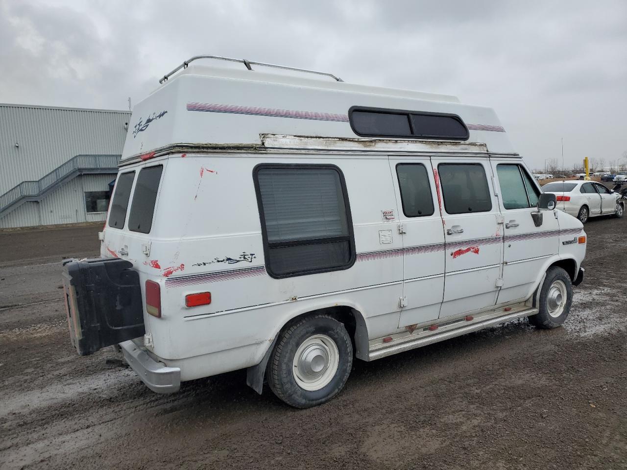 1988 Gmc Rally Wagon / Van White vin: 2GDEG25H2J4509986