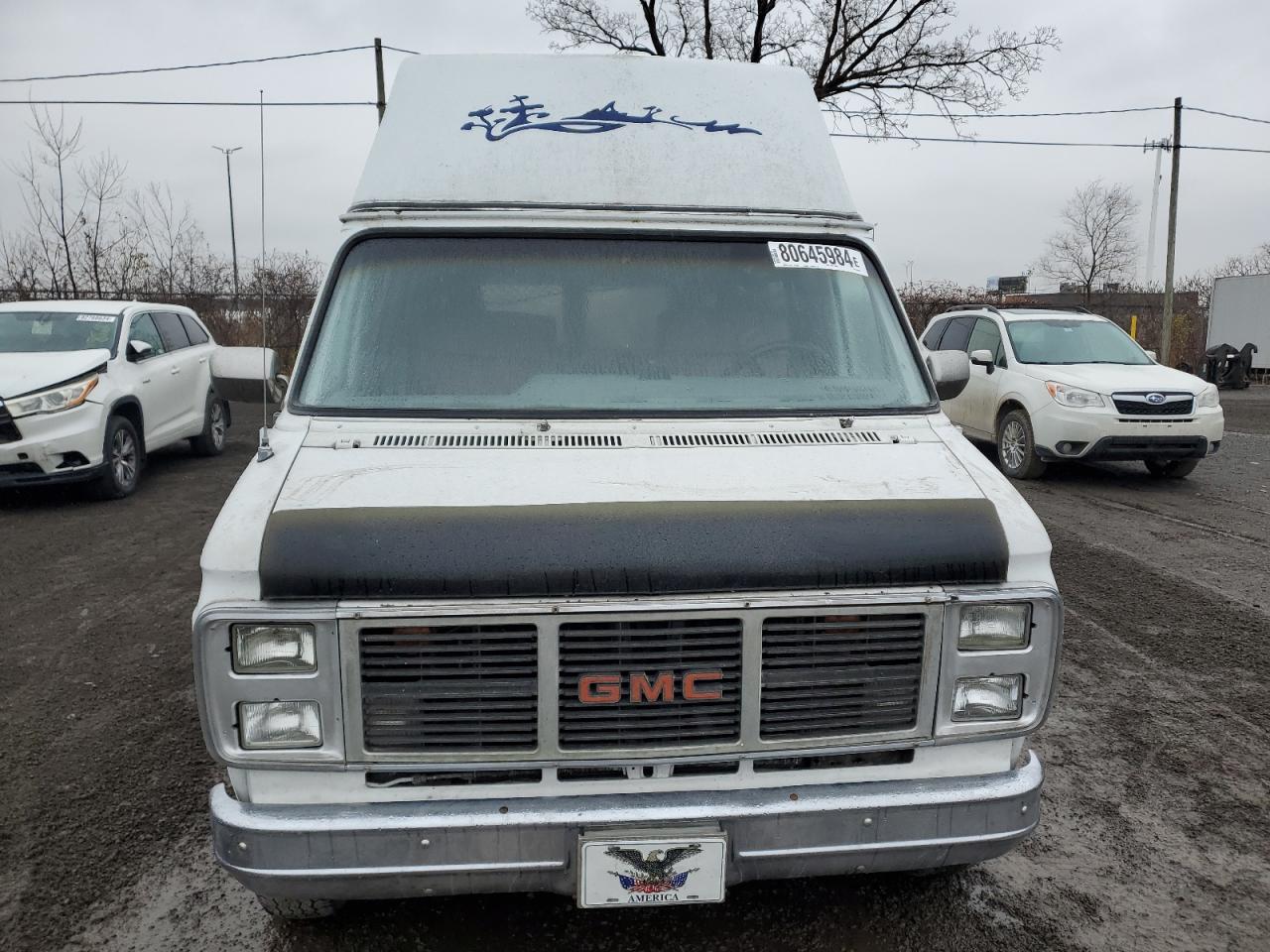 1988 Gmc Rally Wagon / Van White vin: 2GDEG25H2J4509986