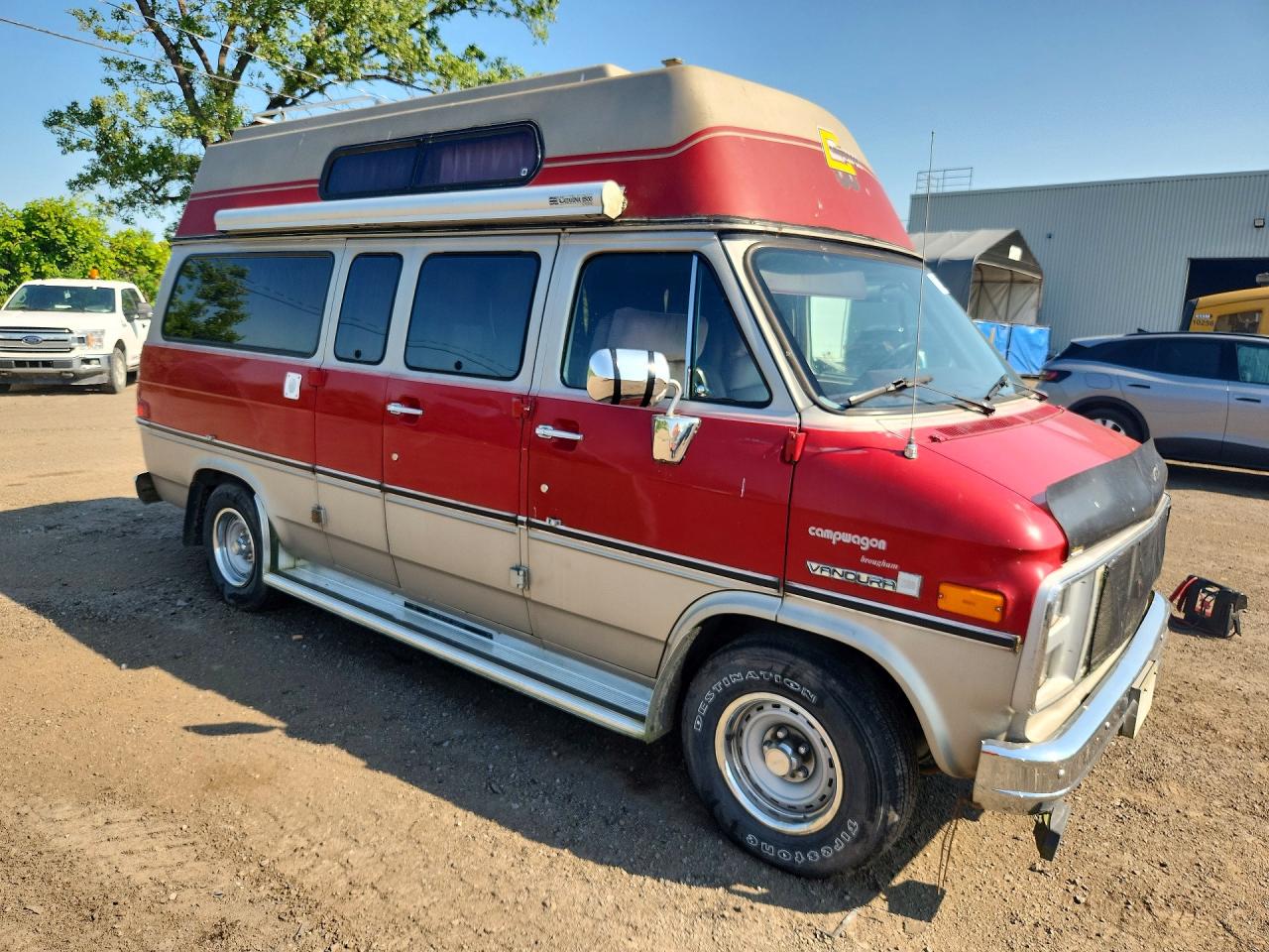 1988 Gmc Rally Wagon / Van G2500 Red vin: 2GDEG25H7J4509112