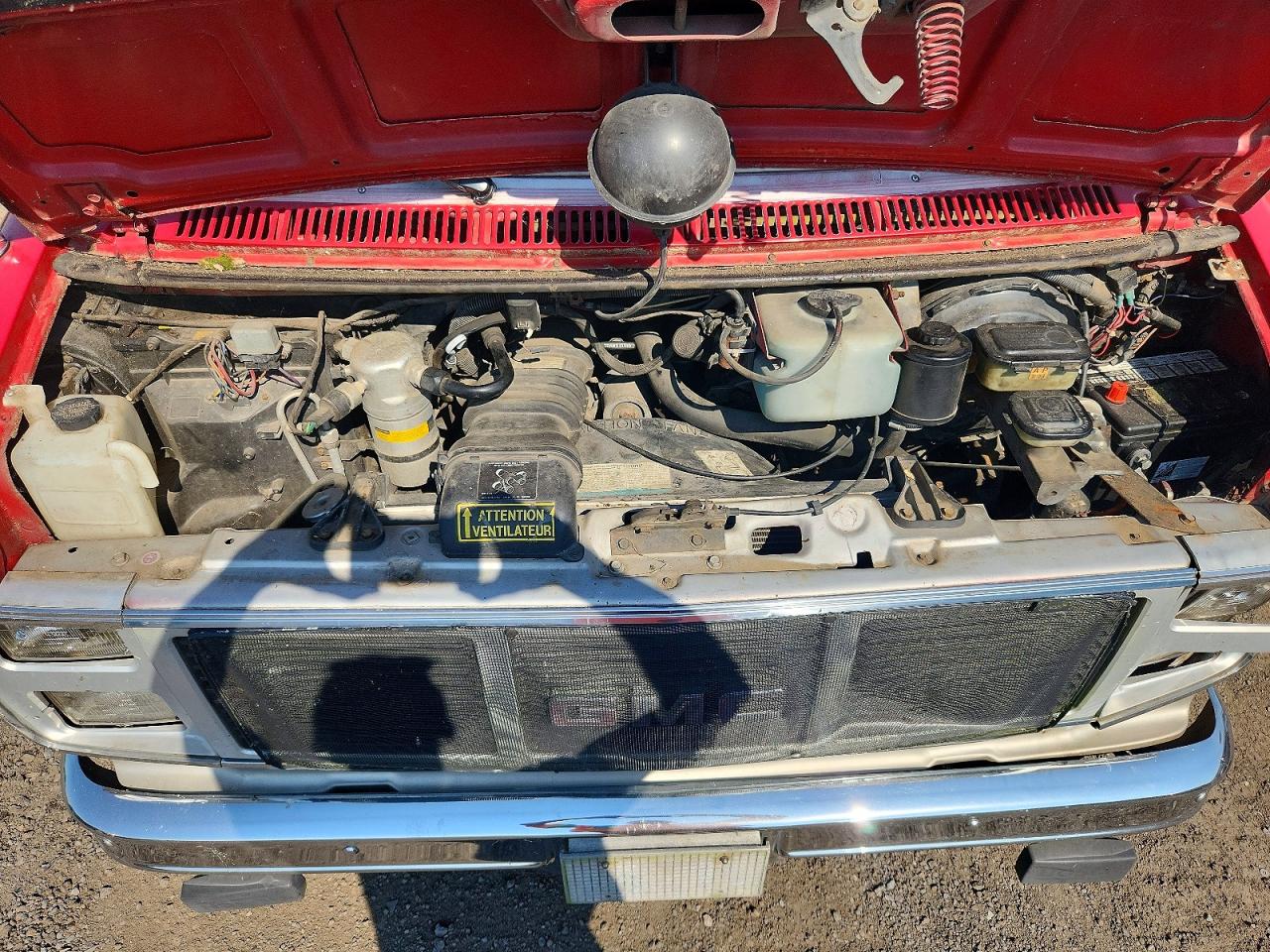 1988 Gmc Rally Wagon / Van G2500 Red vin: 2GDEG25H7J4509112