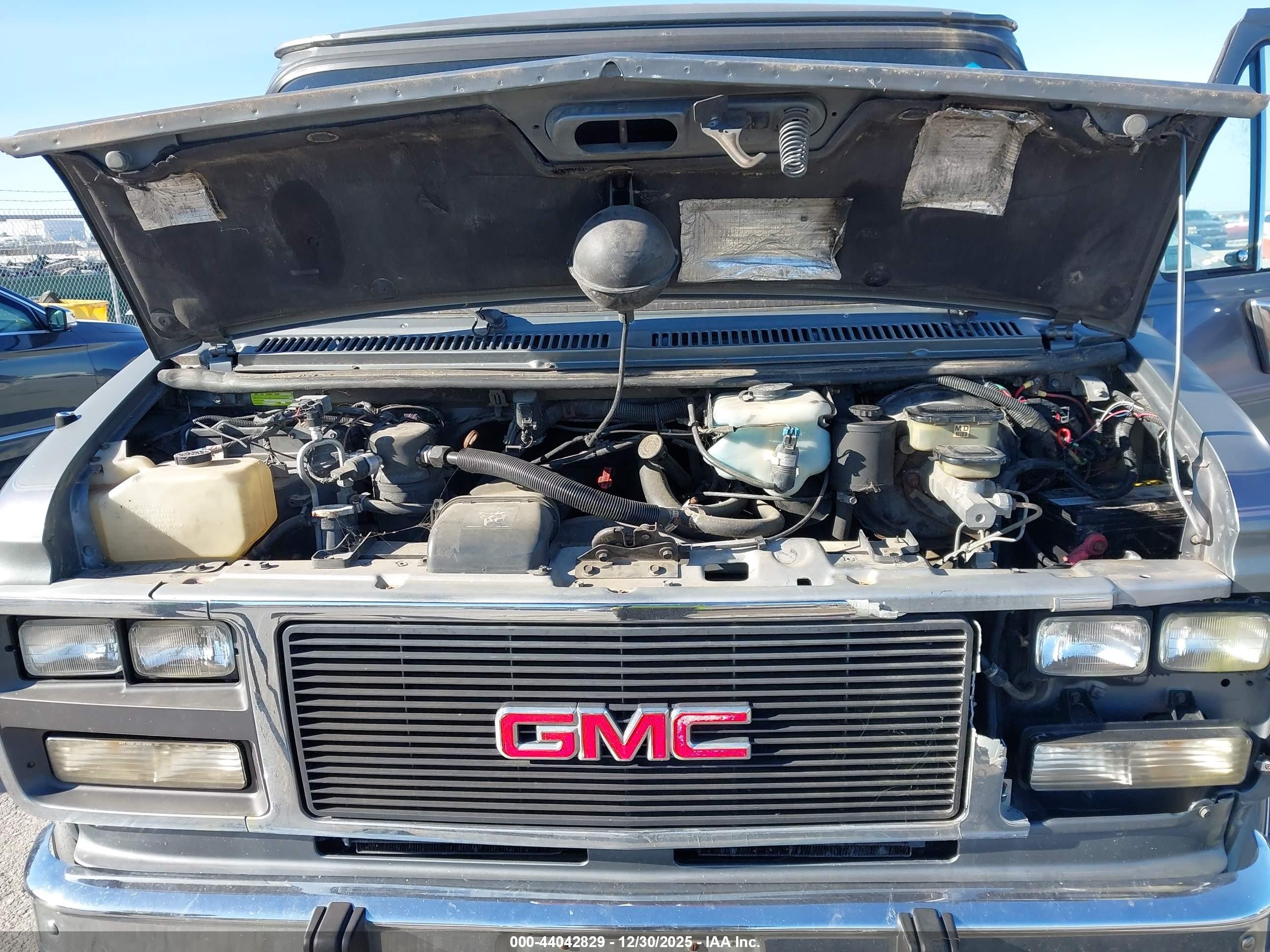 1992 Gmc Rally Wagon / Van G2500 Gray vin: 2GDEG25K7N4522735