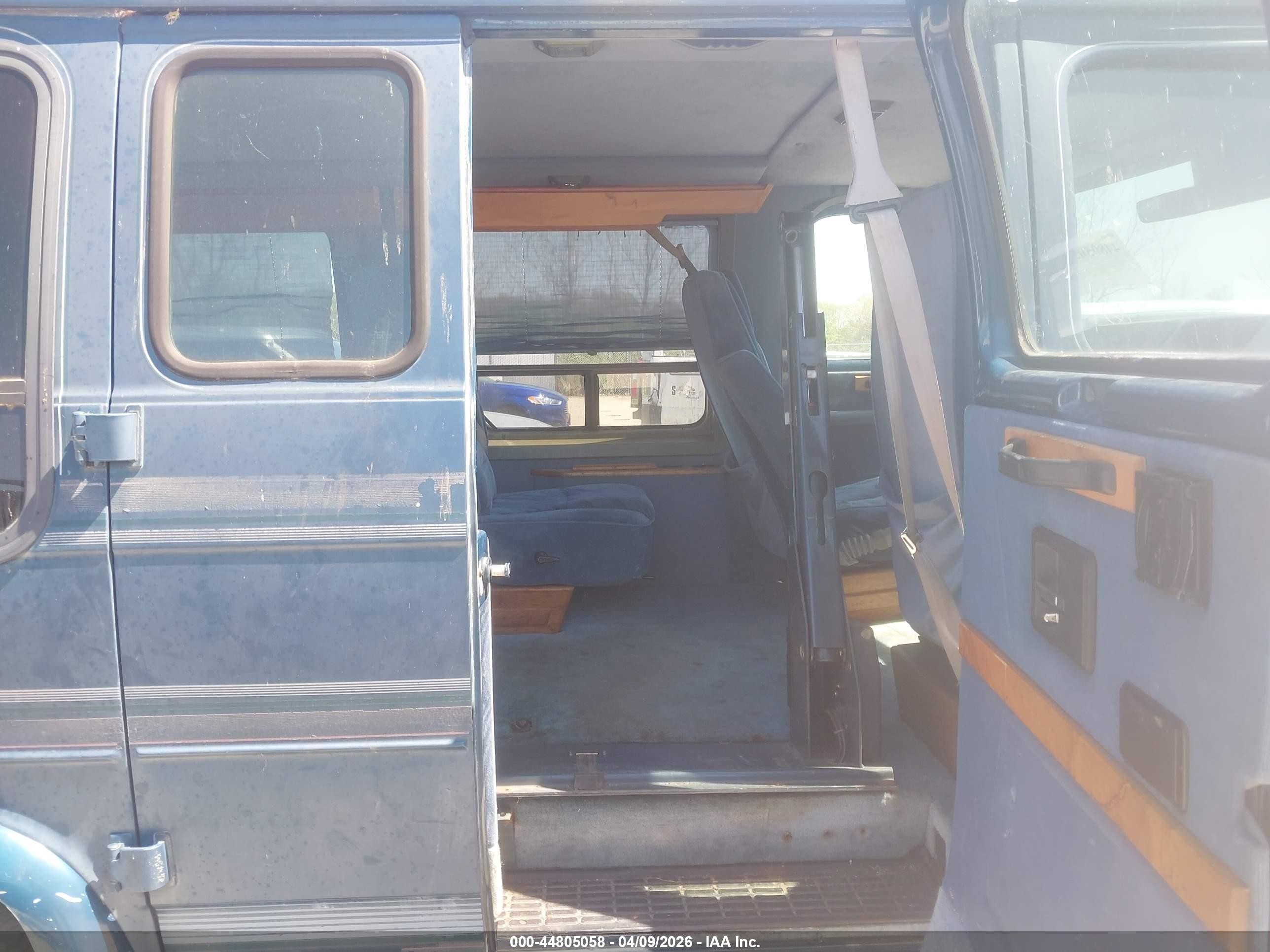 1993 Gmc Rally Wagon / Van G2500 Blue vin: 2GDEG25Z3P4504703