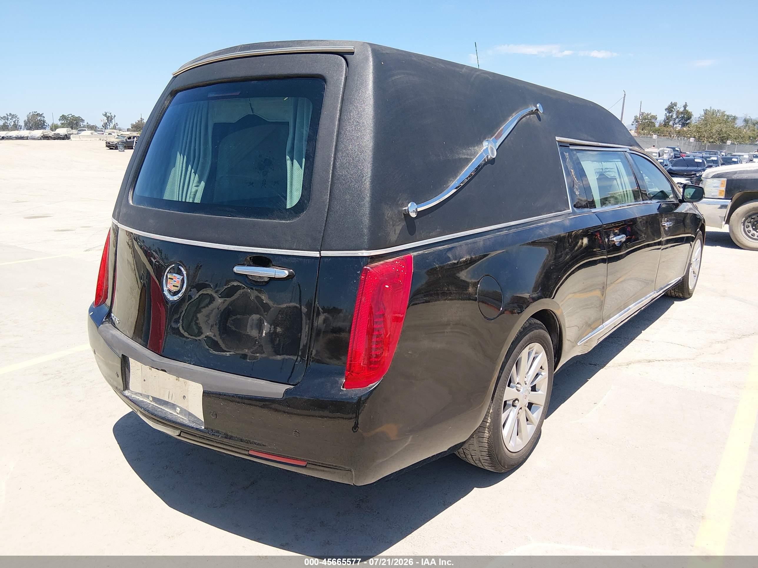 2014 Cadillac Xts B9q Coachbuilder Funeral Coach Black vin: 2GEXG7U39E9500380