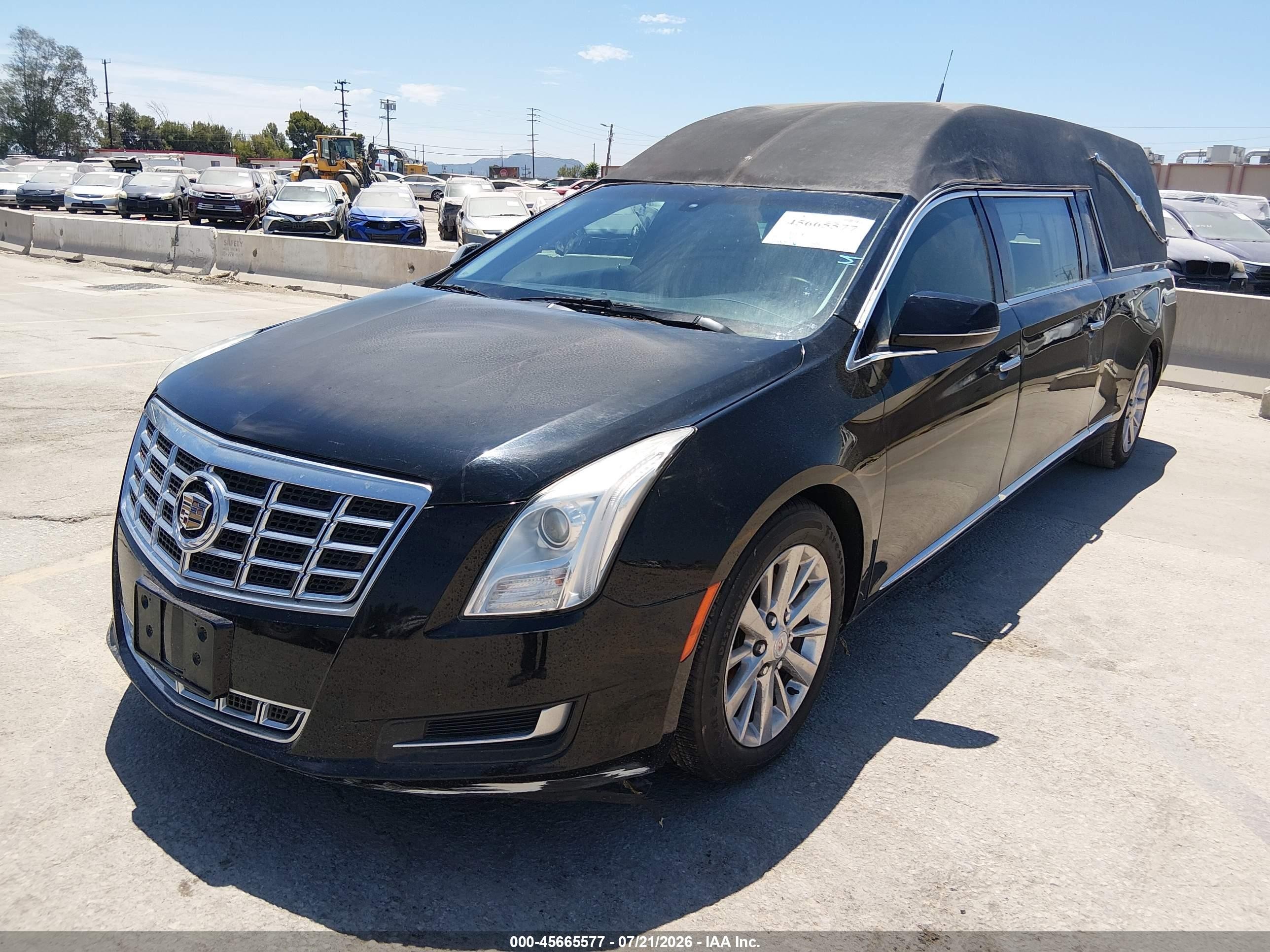 2014 Cadillac Xts B9q Coachbuilder Funeral Coach Black vin: 2GEXG7U39E9500380