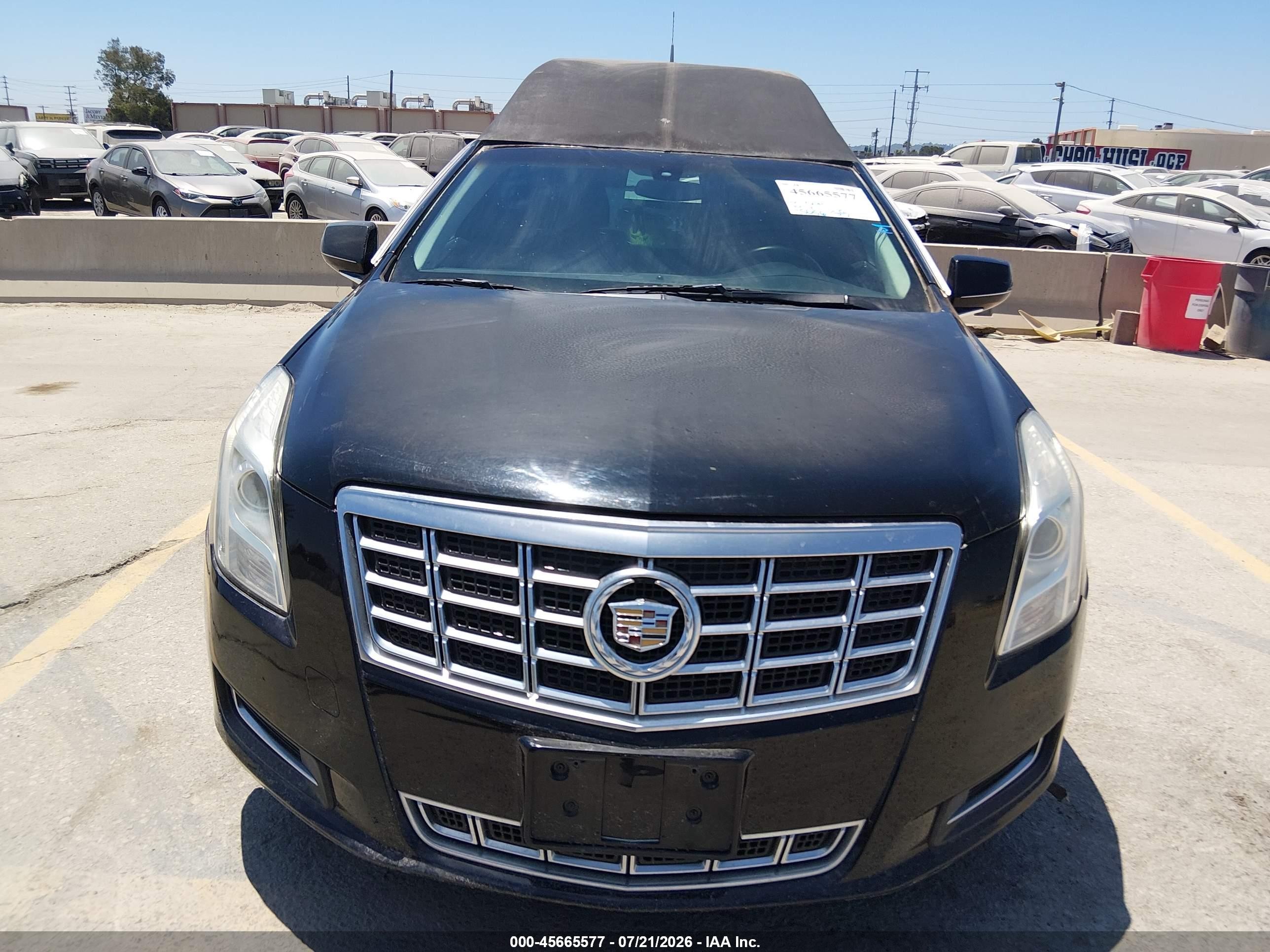 2014 Cadillac Xts B9q Coachbuilder Funeral Coach Black vin: 2GEXG7U39E9500380