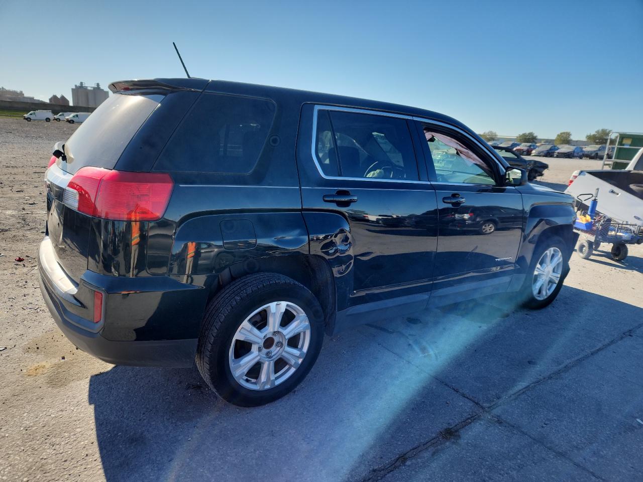 2017 Gmc Terrain Sl Black vin: 2GKALLEKXH6225721