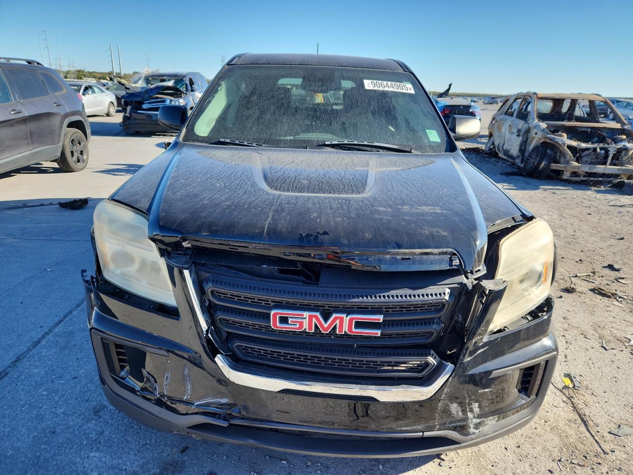 2017 Gmc Terrain Sl Black vin: 2GKALLEKXH6225721