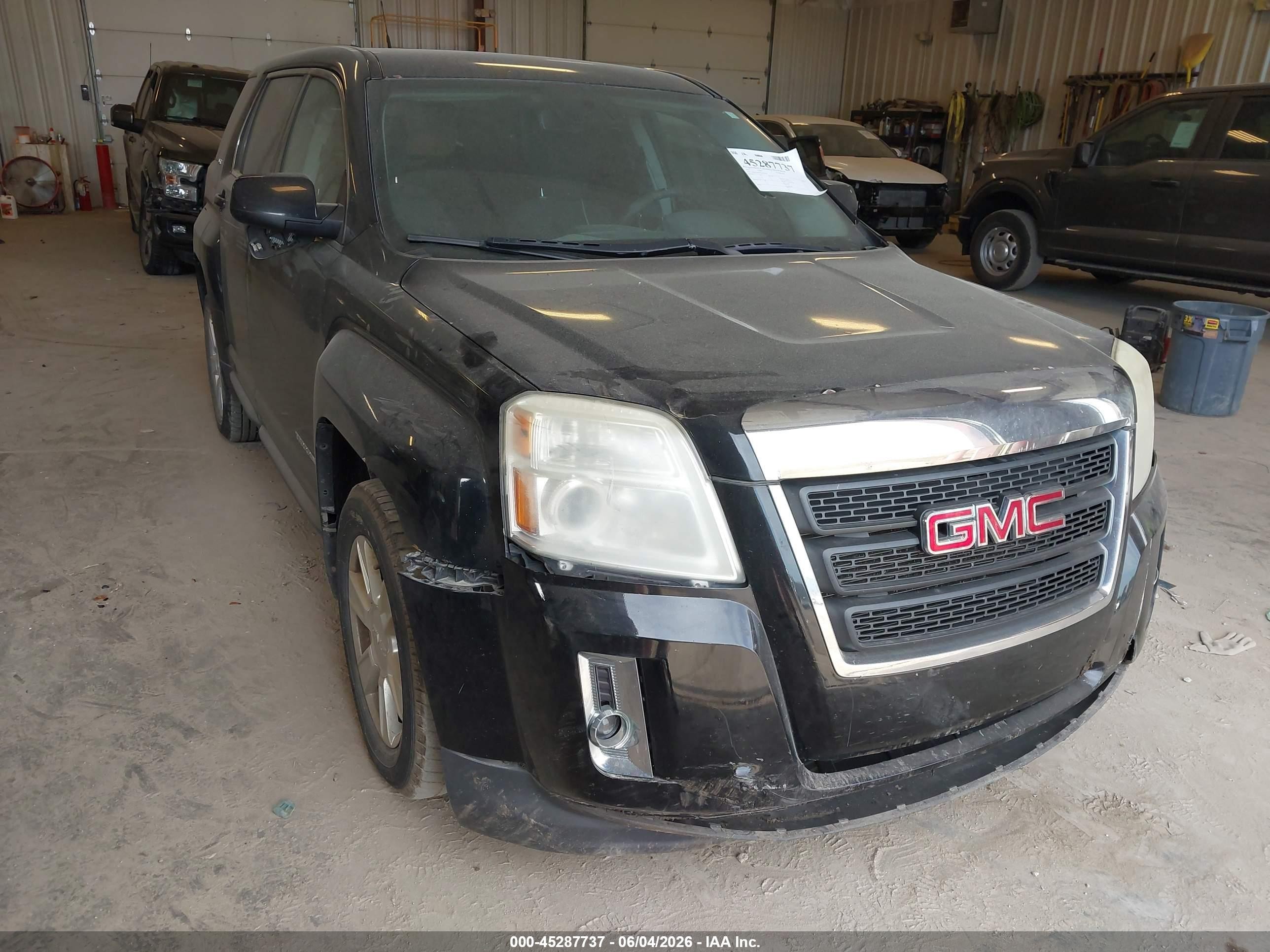 2012 Gmc Terrain Sle-1 Black vin: 2GKALMEK0C6281164
