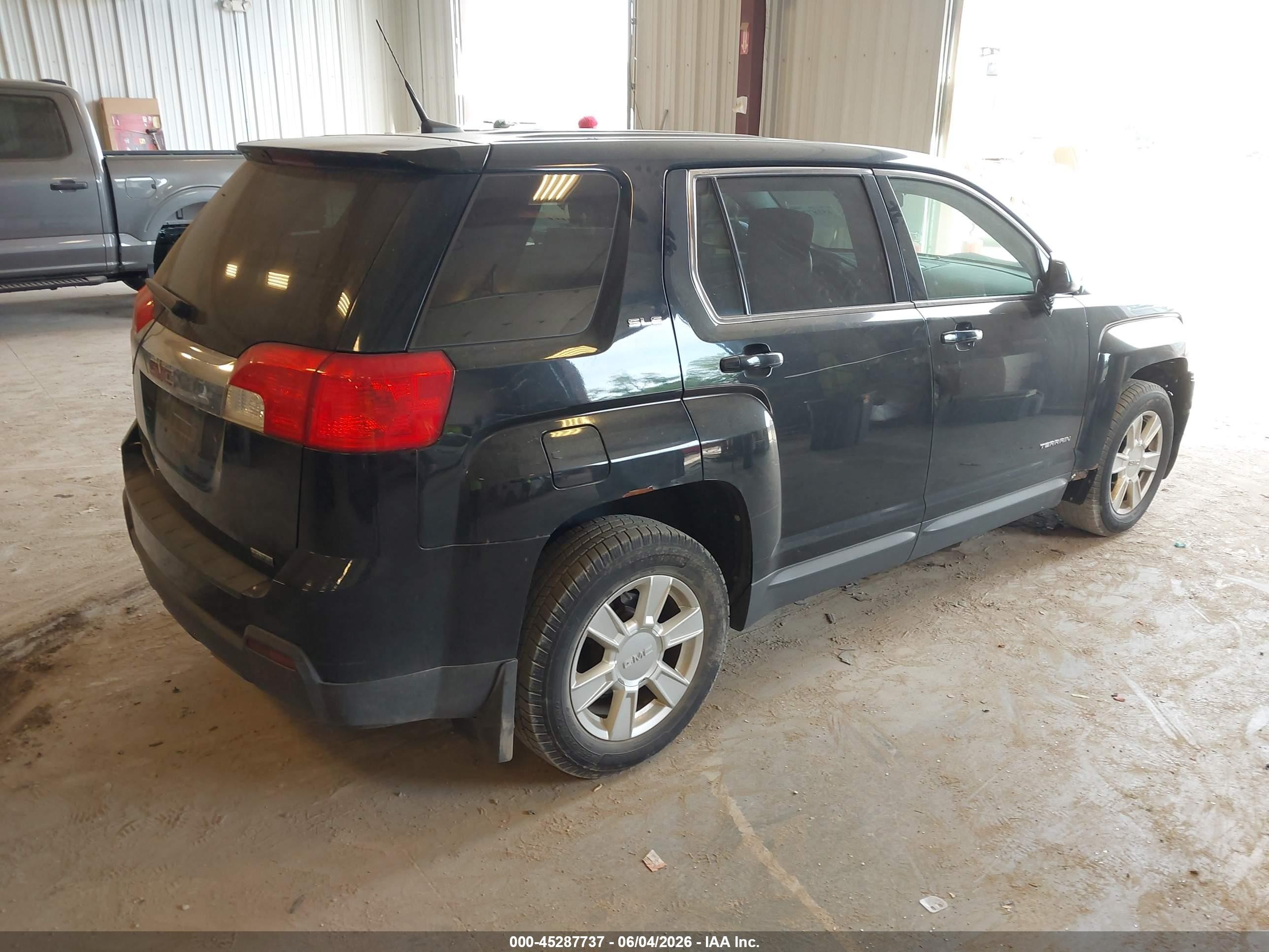 2012 Gmc Terrain Sle-1 Black vin: 2GKALMEK0C6281164