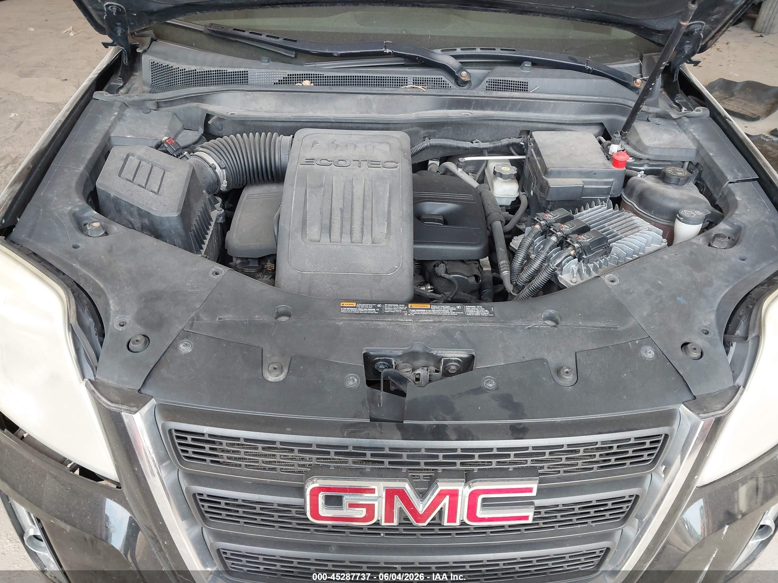2012 Gmc Terrain Sle-1 Black vin: 2GKALMEK0C6281164
