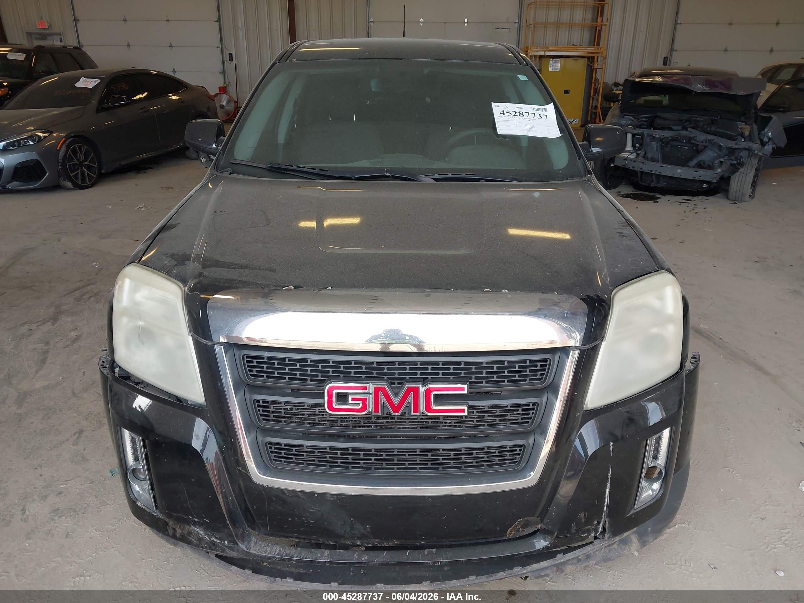 2012 Gmc Terrain Sle-1 Black vin: 2GKALMEK0C6281164