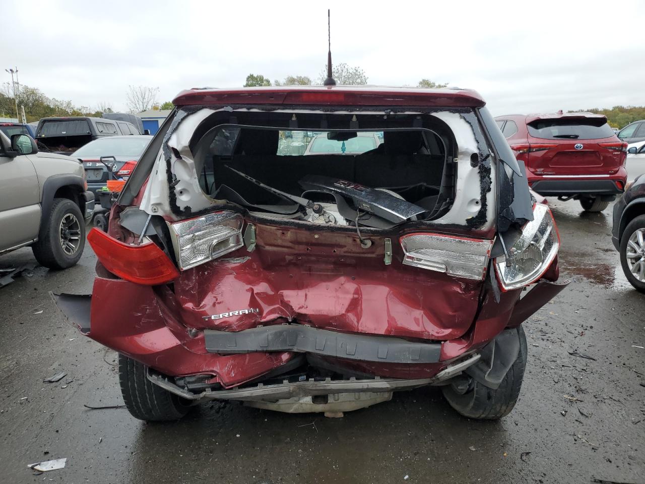 2012 Gmc Terrain Sle Red vin: 2GKALMEK0C6297817