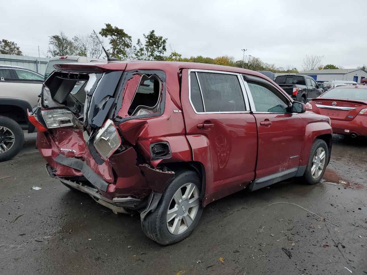 2012 Gmc Terrain Sle Red vin: 2GKALMEK0C6297817