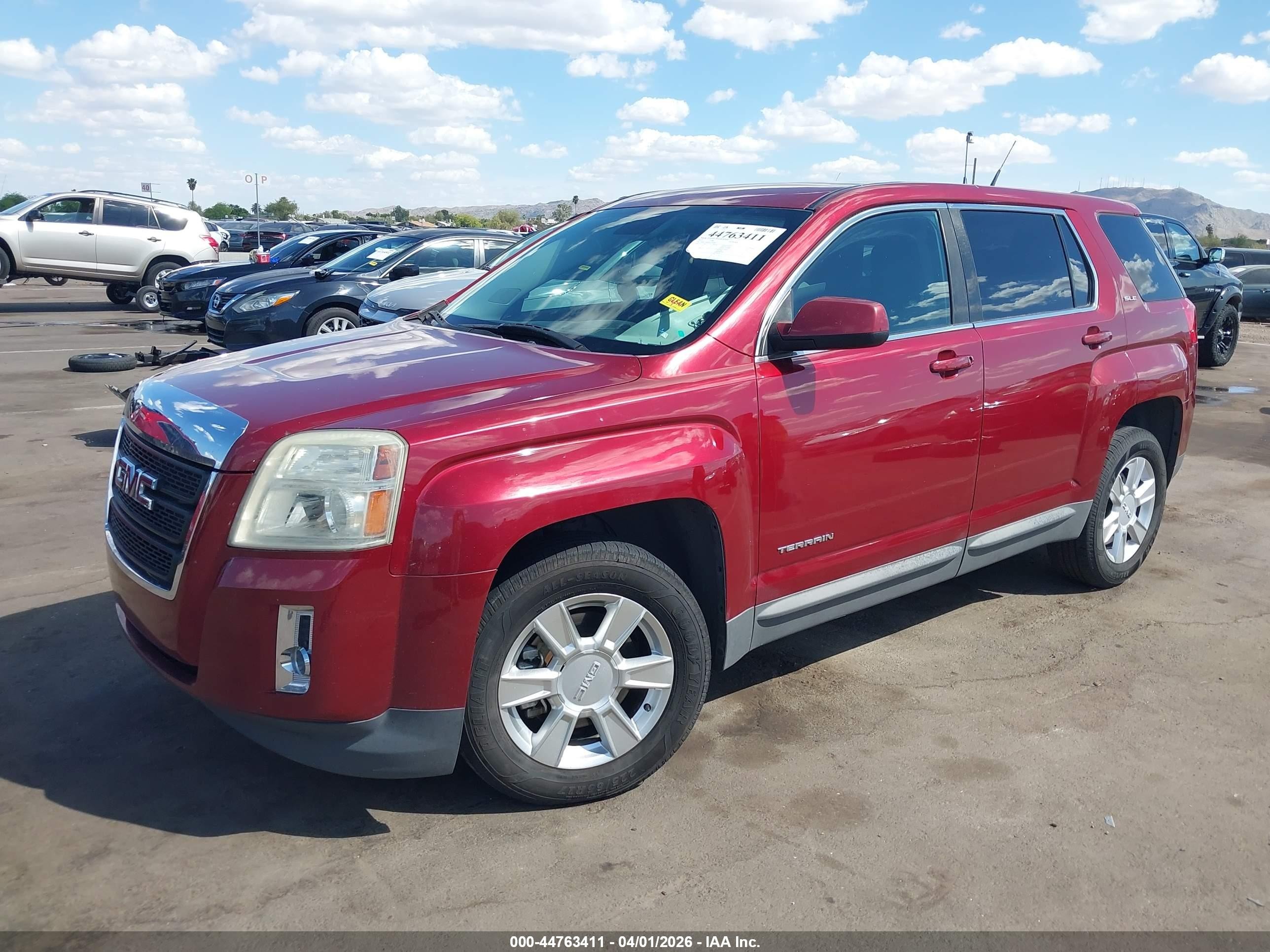 2012 Gmc Terrain Sle-1 Красный vin: 2GKALMEK0C6326166